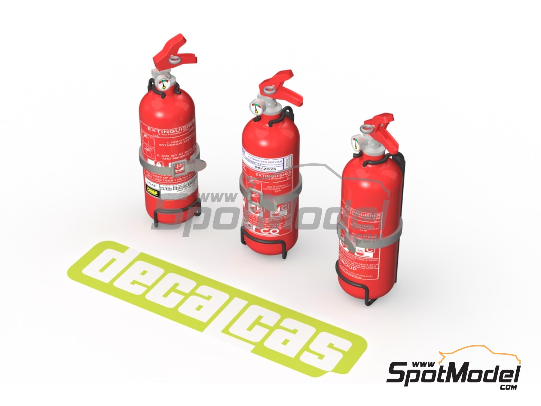 Image 6: Hand fire extinguisher - Type01 | Fire extinguisher in 1/24 scale manufactured by Decalcas (ref.&nbsp;DCL-PAR121)
