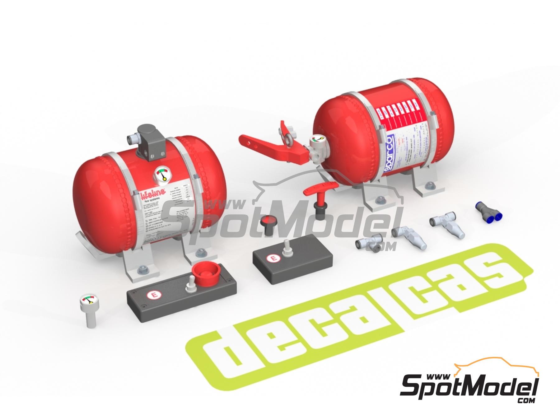 Image 3: Extinguishing System - Type02 | Fire extinguisher in 1/24 scale manufactured by Decalcas (ref.&nbsp;DCL-PAR123)