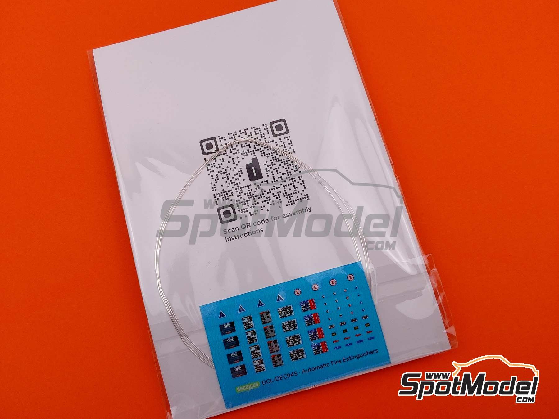 Image 10: Extinguishing System - Type02 | Fire extinguisher in 1/24 scale manufactured by Decalcas (ref.&nbsp;DCL-PAR123)