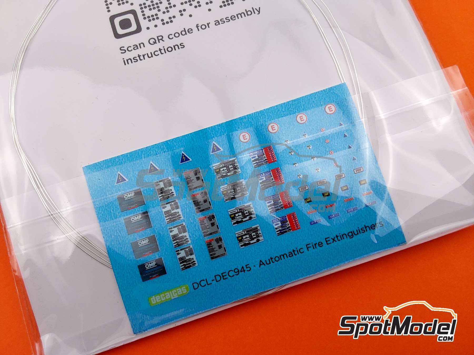 Image 11: Extinguishing System - Type02 | Fire extinguisher in 1/24 scale manufactured by Decalcas (ref.&nbsp;DCL-PAR123)