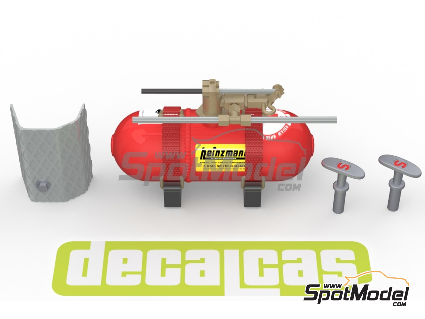 Image 2: Extintor Heinzmann - Heinzmann extinguisher | Extintor en escala&nbsp;1/24 fabricado por Decalcas (ref.&nbsp;DCL-PAR124)