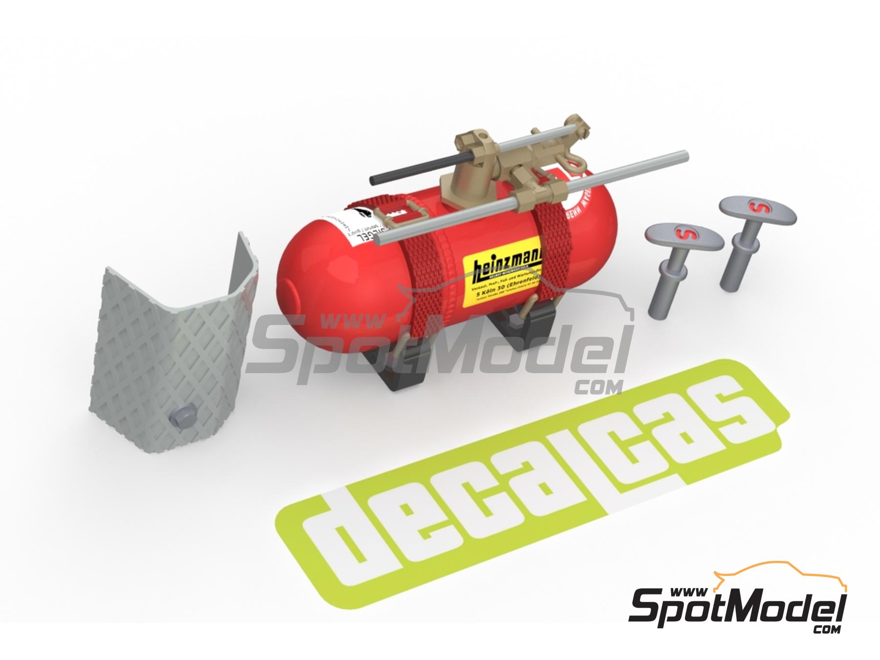 Image 3: Extintor Heinzmann - Heinzmann extinguisher | Extintor en escala&nbsp;1/24 fabricado por Decalcas (ref.&nbsp;DCL-PAR124)