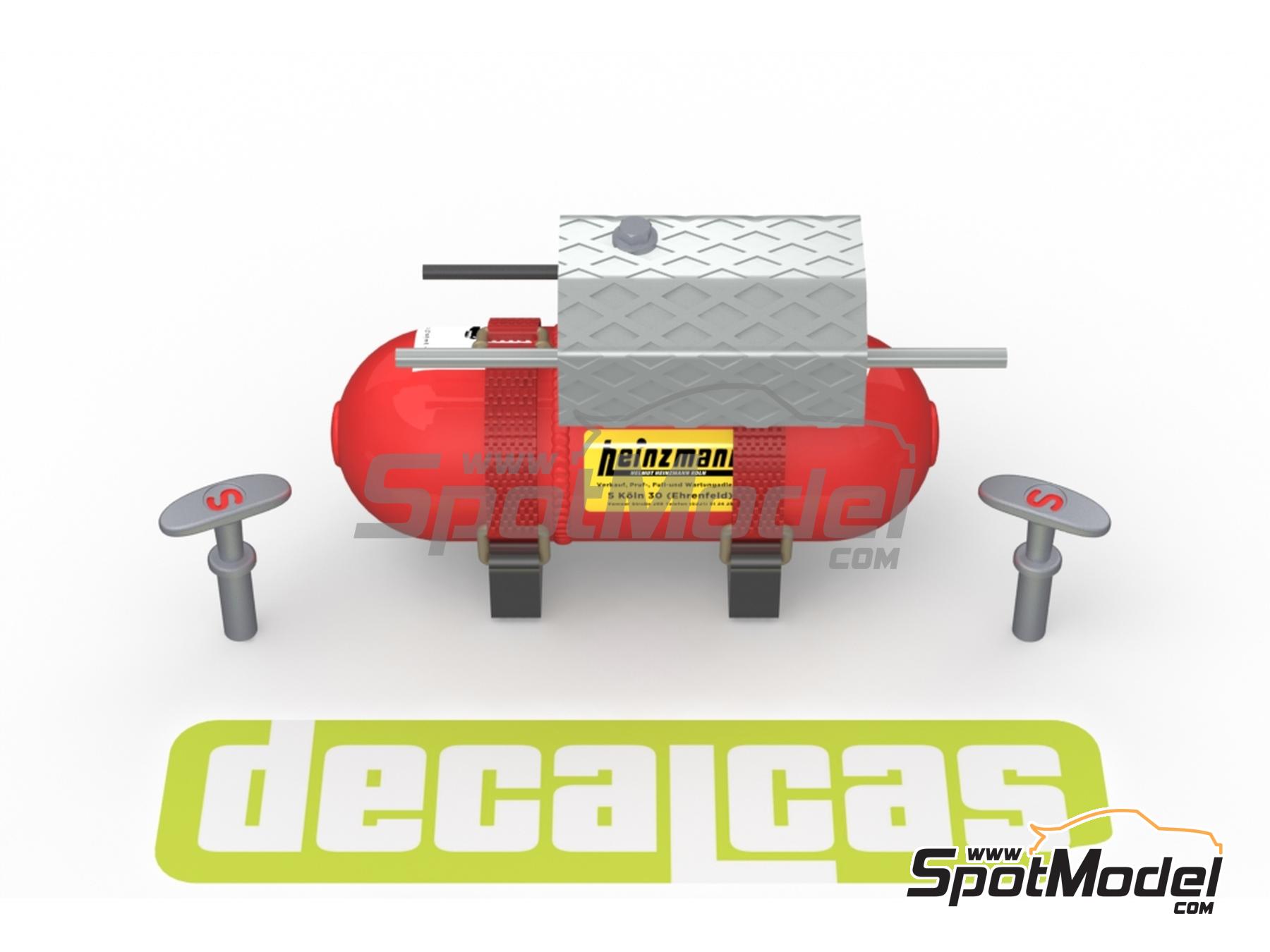 Image 5: Extintor Heinzmann - Heinzmann extinguisher | Extintor en escala&nbsp;1/24 fabricado por Decalcas (ref.&nbsp;DCL-PAR124)