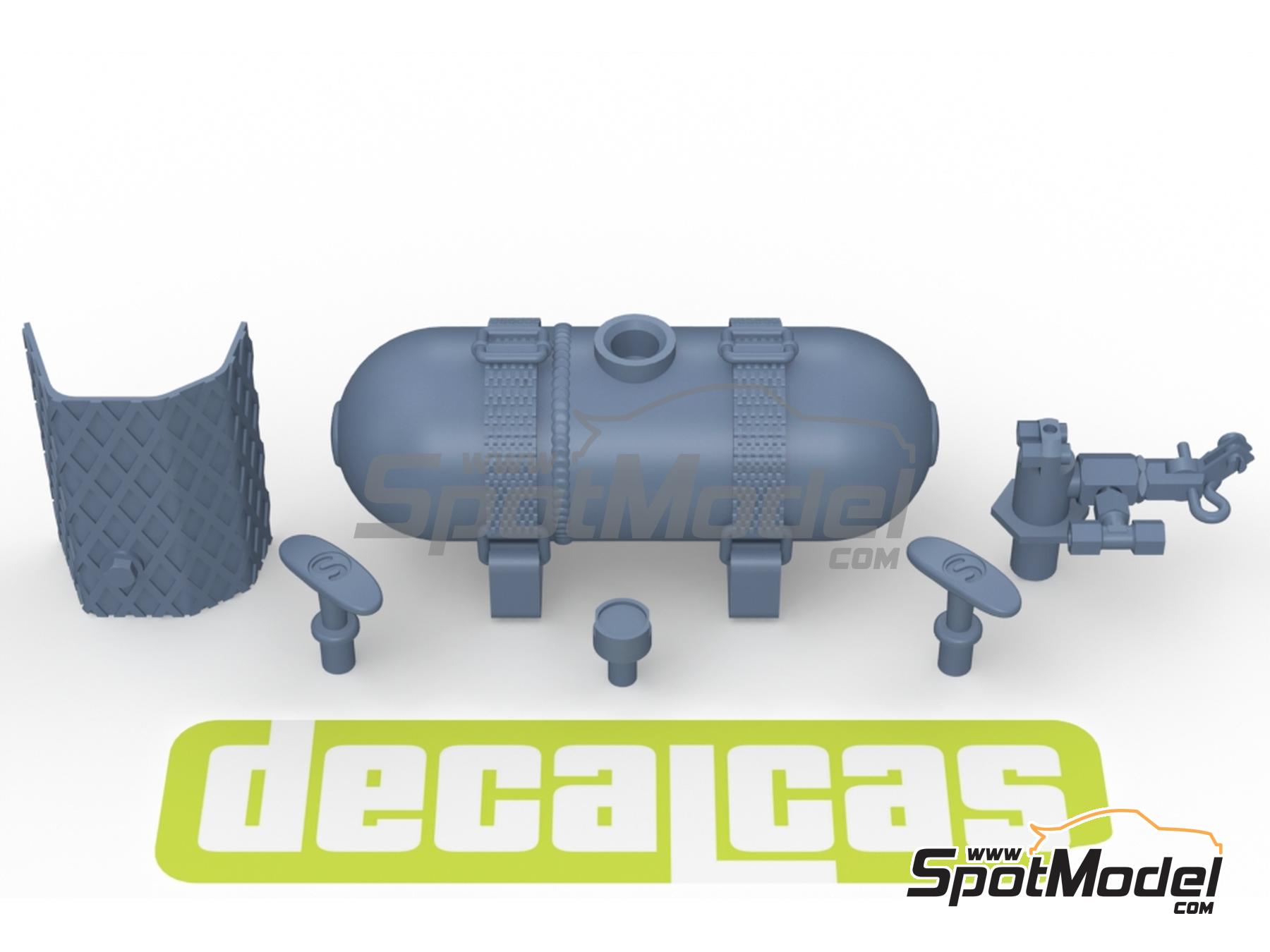 Image 8: Extintor Heinzmann - Heinzmann extinguisher | Extintor en escala&nbsp;1/24 fabricado por Decalcas (ref.&nbsp;DCL-PAR124)