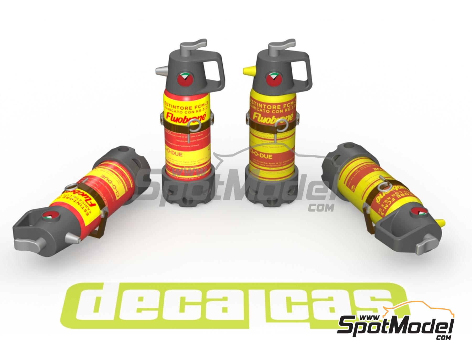 Image 2: Extintor Ci-O-Due para Lancia Stratos | Extintor en escala&nbsp;1/24 fabricado por Decalcas (ref.&nbsp;DCL-PAR125)