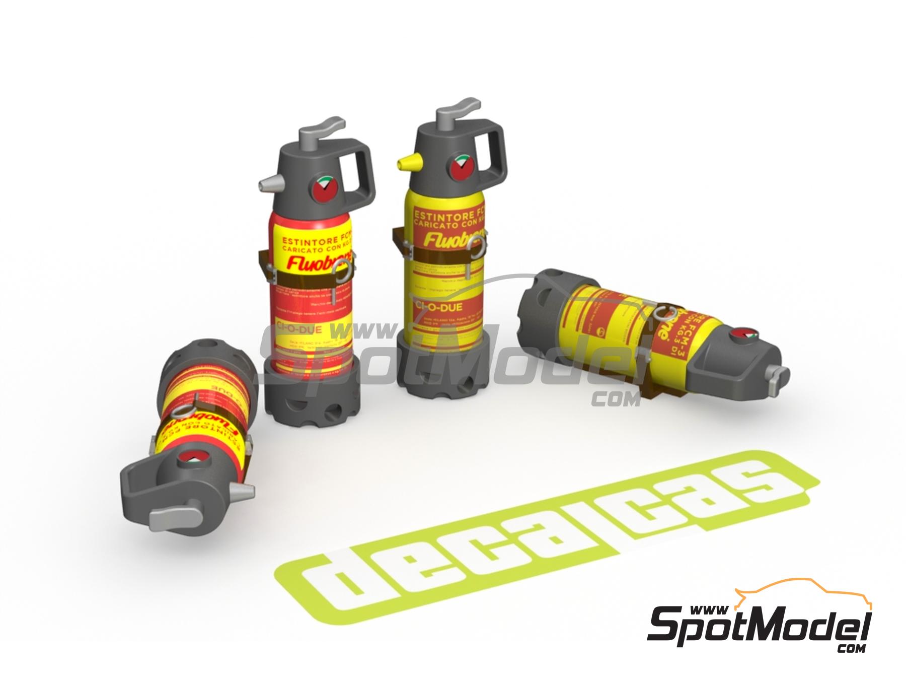 Image 3: Extintor Ci-O-Due para Lancia Stratos | Extintor en escala&nbsp;1/24 fabricado por Decalcas (ref.&nbsp;DCL-PAR125)