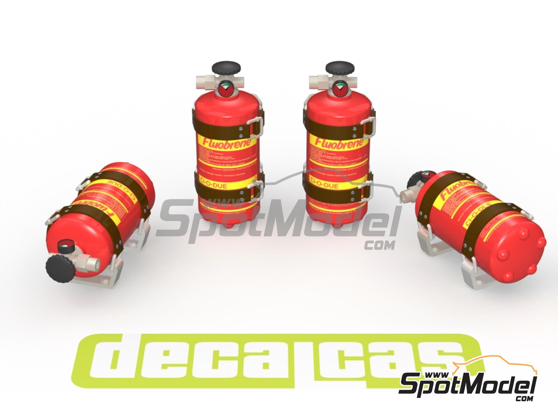 Image 5: Extintor Ci-O-Due para Lancia Stratos | Extintor en escala&nbsp;1/24 fabricado por Decalcas (ref.&nbsp;DCL-PAR125)