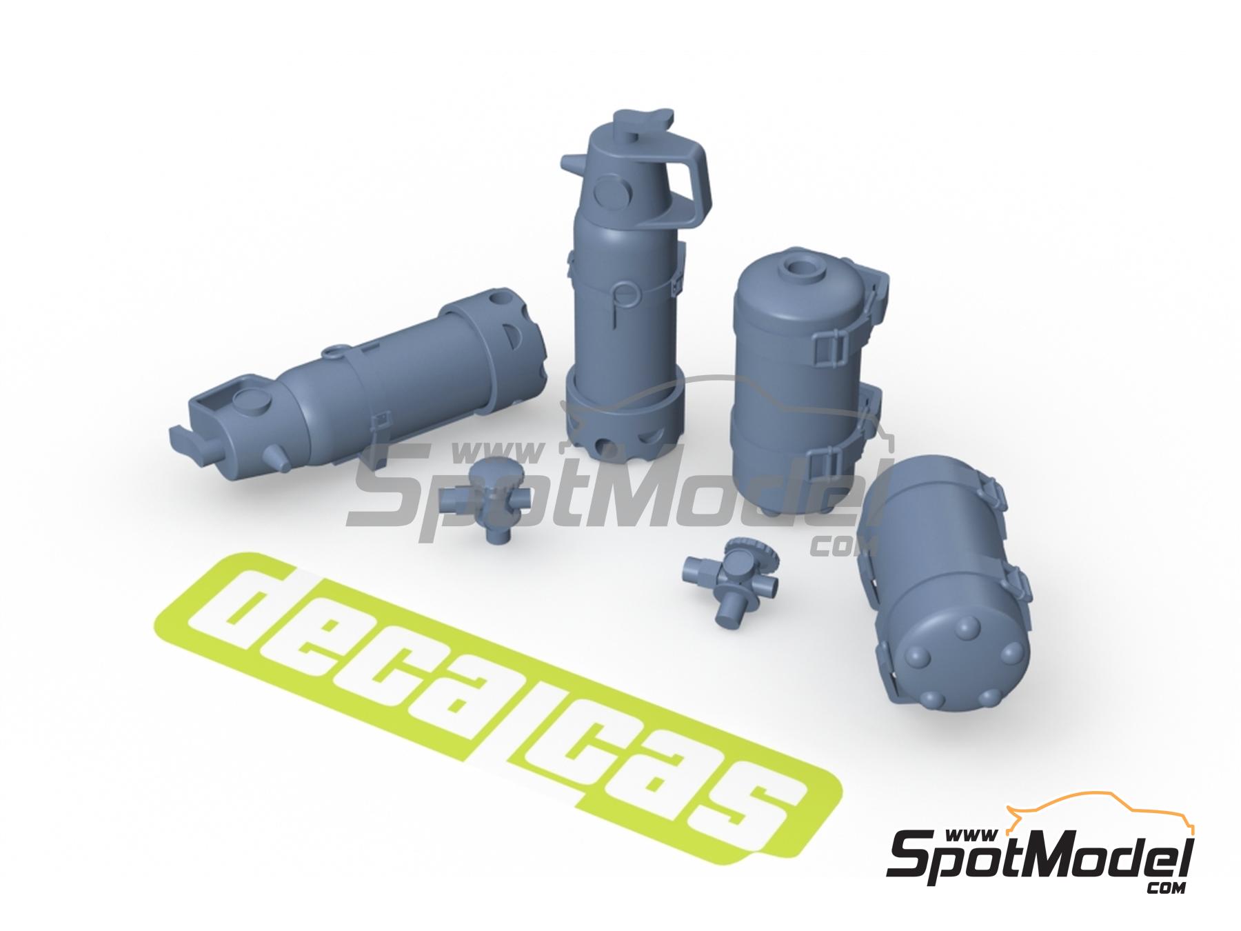 Image 7: Extintor Ci-O-Due para Lancia Stratos | Extintor en escala&nbsp;1/24 fabricado por Decalcas (ref.&nbsp;DCL-PAR125)