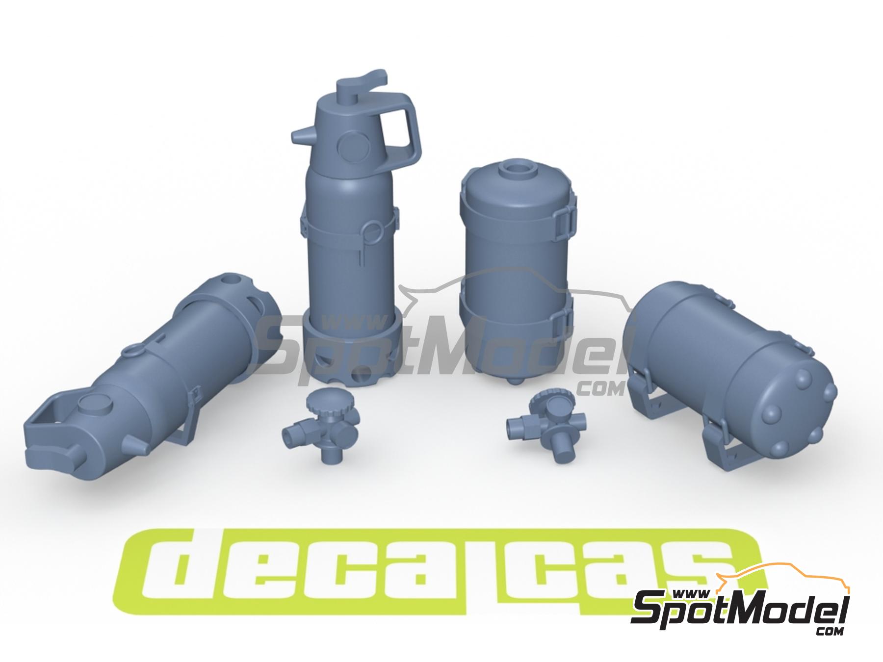 Image 8: Extintor Ci-O-Due para Lancia Stratos | Extintor en escala&nbsp;1/24 fabricado por Decalcas (ref.&nbsp;DCL-PAR125)