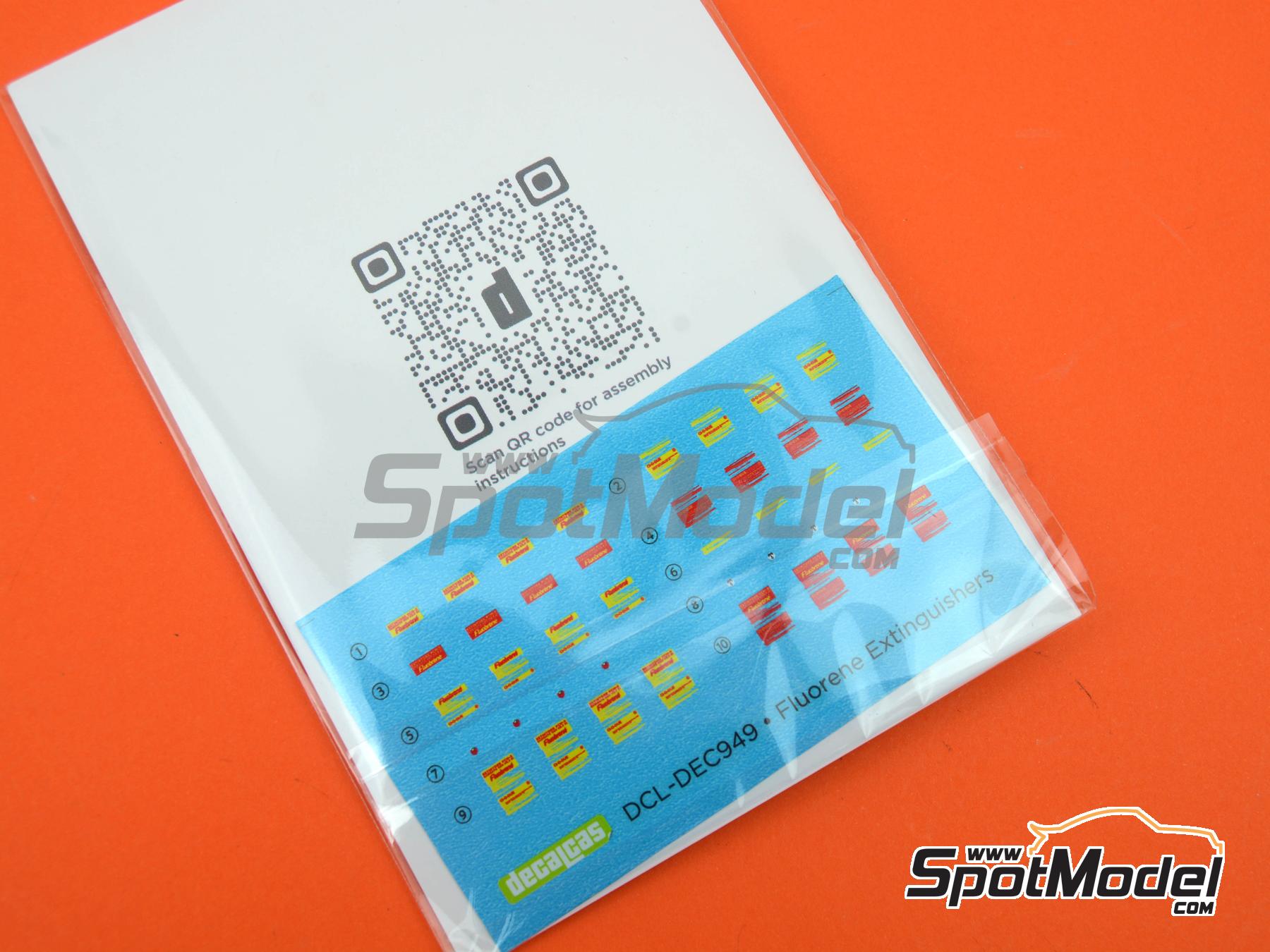 Image 16: Extintor Ci-O-Due para Lancia Stratos | Extintor en escala&nbsp;1/24 fabricado por Decalcas (ref.&nbsp;DCL-PAR125)