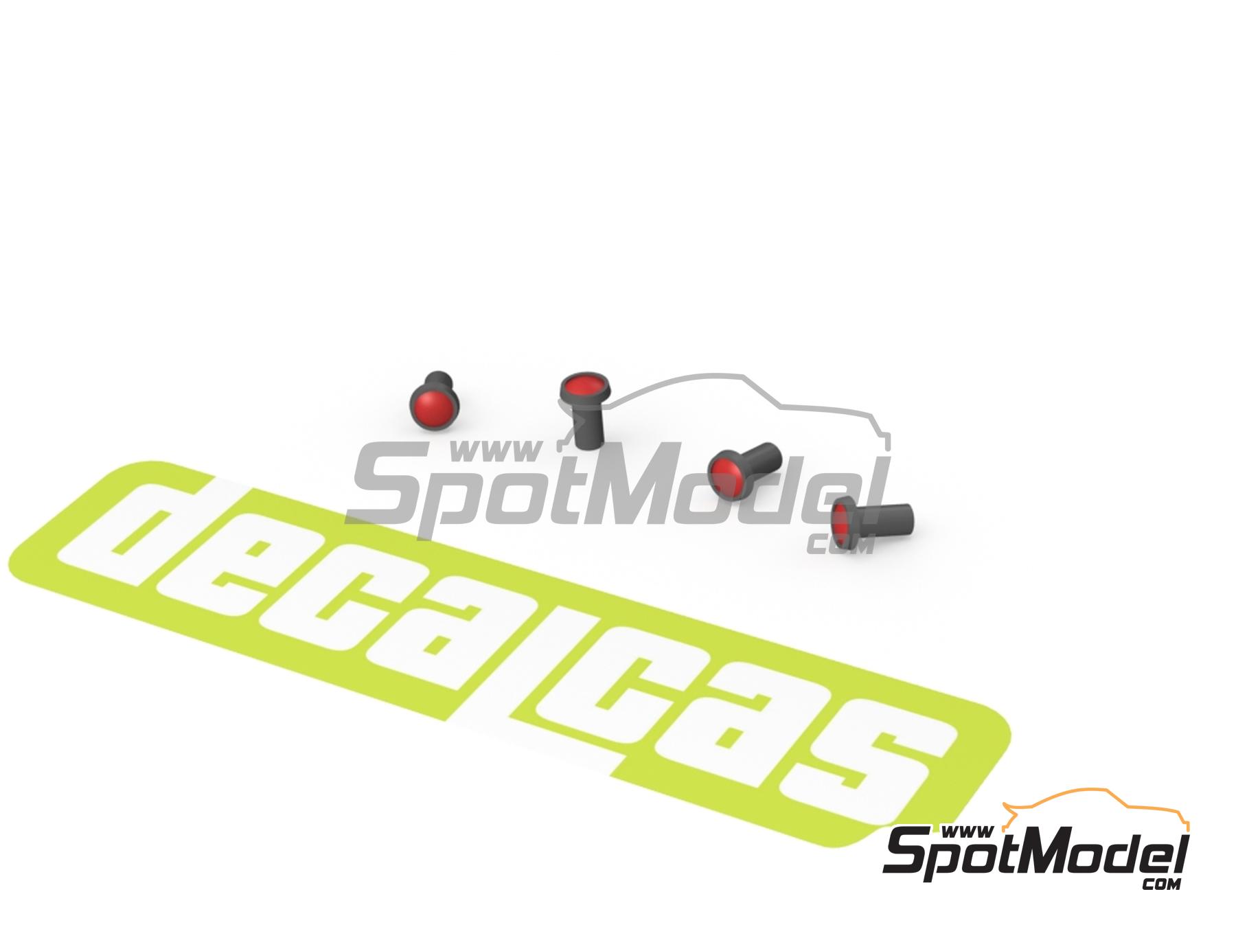 Image 1: Pulsador de emergencia - Tipo 4 | Detalle en escala&nbsp;1/24 fabricado por Decalcas (ref.&nbsp;DCL-PAR126)