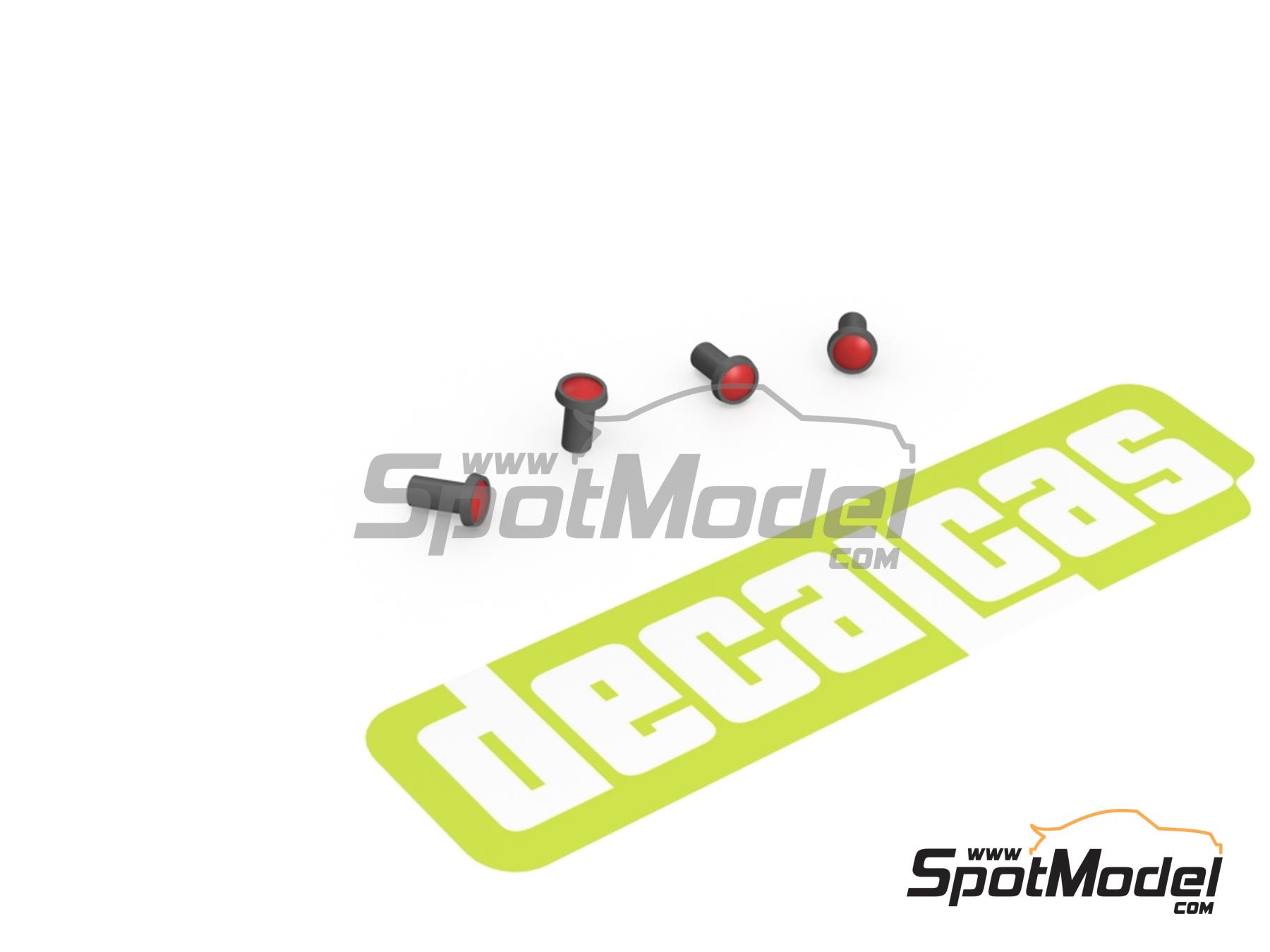 Image 3: Pulsador de emergencia - Tipo 4 | Detalle en escala&nbsp;1/24 fabricado por Decalcas (ref.&nbsp;DCL-PAR126)