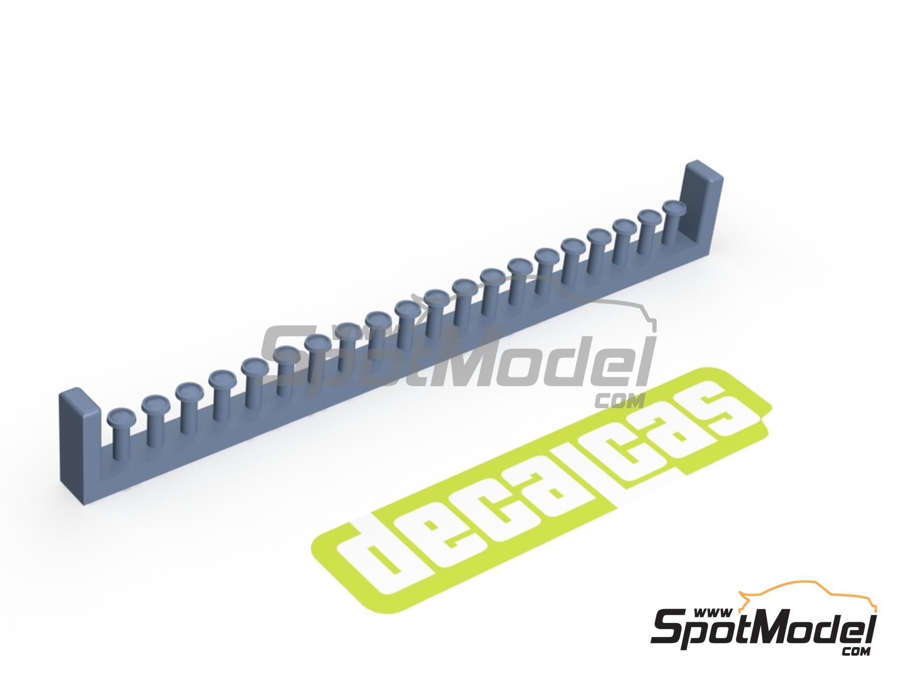 Image 8: Pulsador de emergencia - Tipo 4 | Detalle en escala&nbsp;1/24 fabricado por Decalcas (ref.&nbsp;DCL-PAR126)