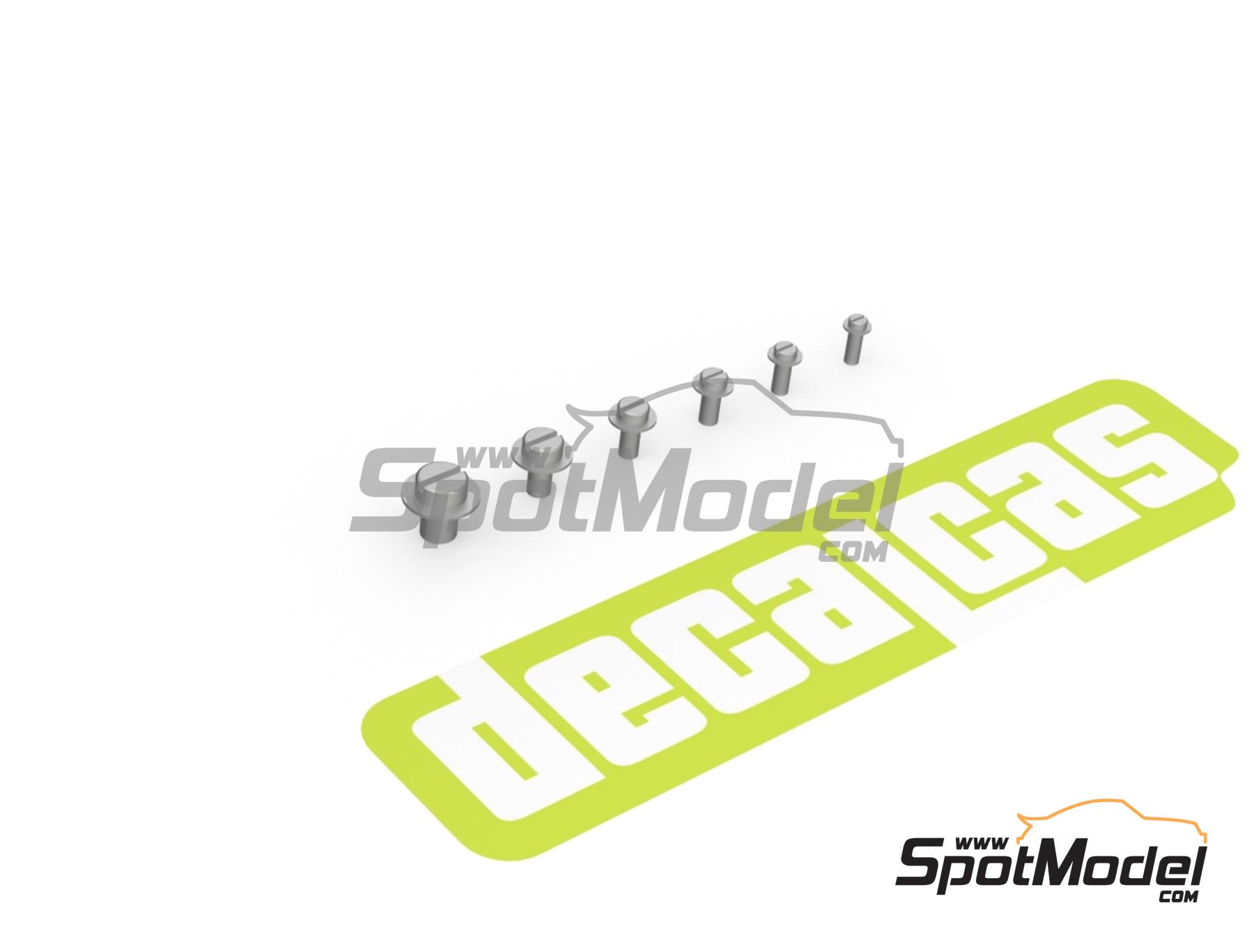 Image 3: Tornillo cilíndrico con arandela - Slotted cheese head screws with washer 0.5 - 1.25 mm | Tornillos fabricado por Decalcas (ref. DCL-PAR127)