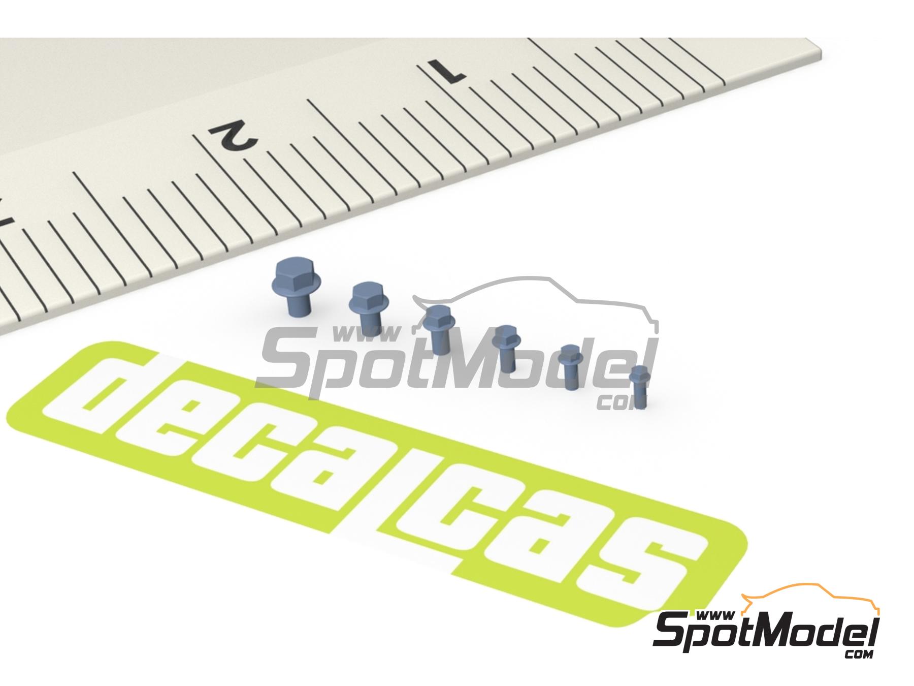 Image 4: Hexagon flange bolts 0.5 - 1.25 mm | Fasteners manufactured by Decalcas (ref.&nbsp;DCL-PAR131)