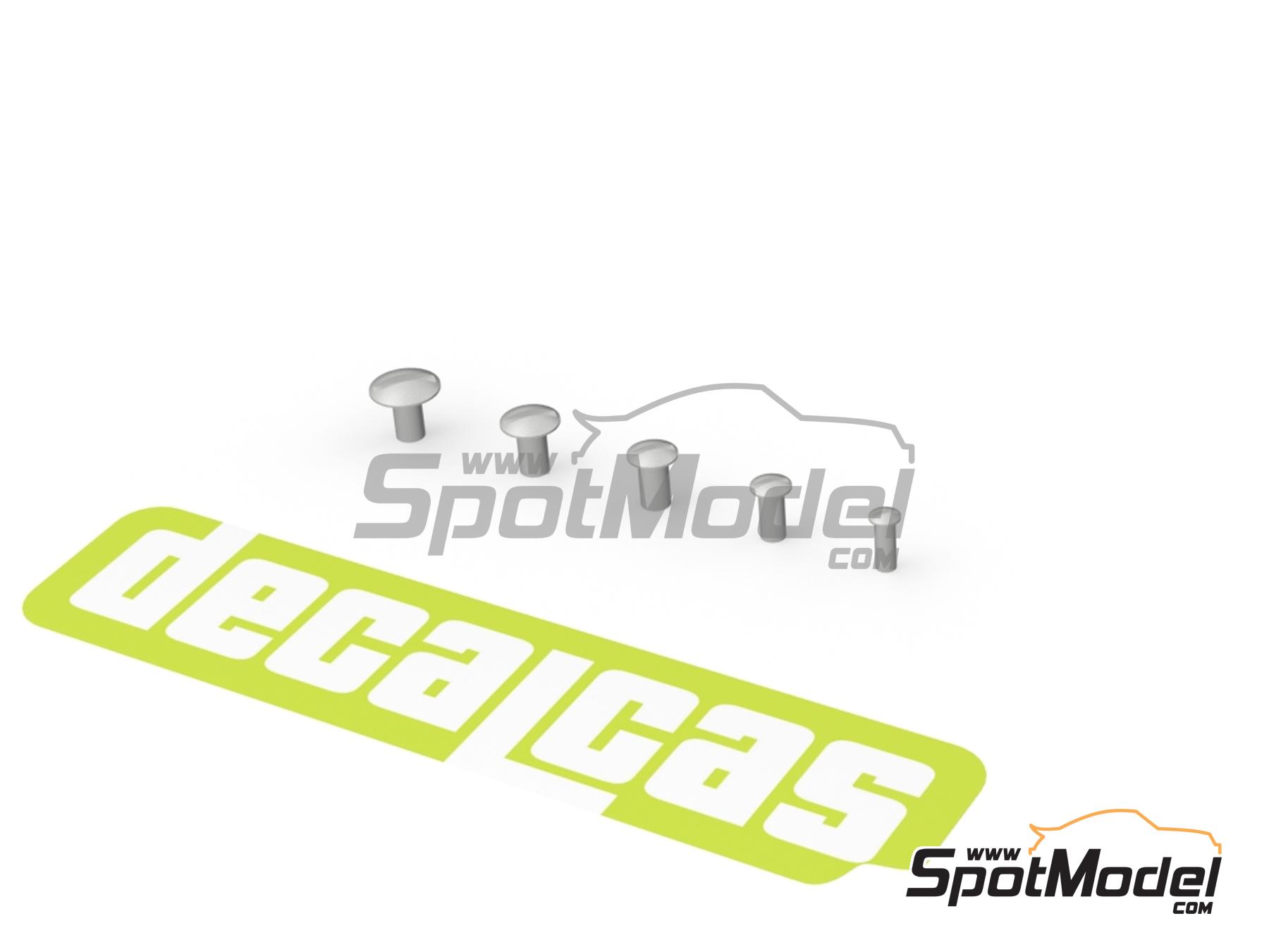 Image 1: Slotted large raised cheese head screws 0.6 - 1.5 mm | Fasteners manufactured by Decalcas (ref. DCL-PAR132)