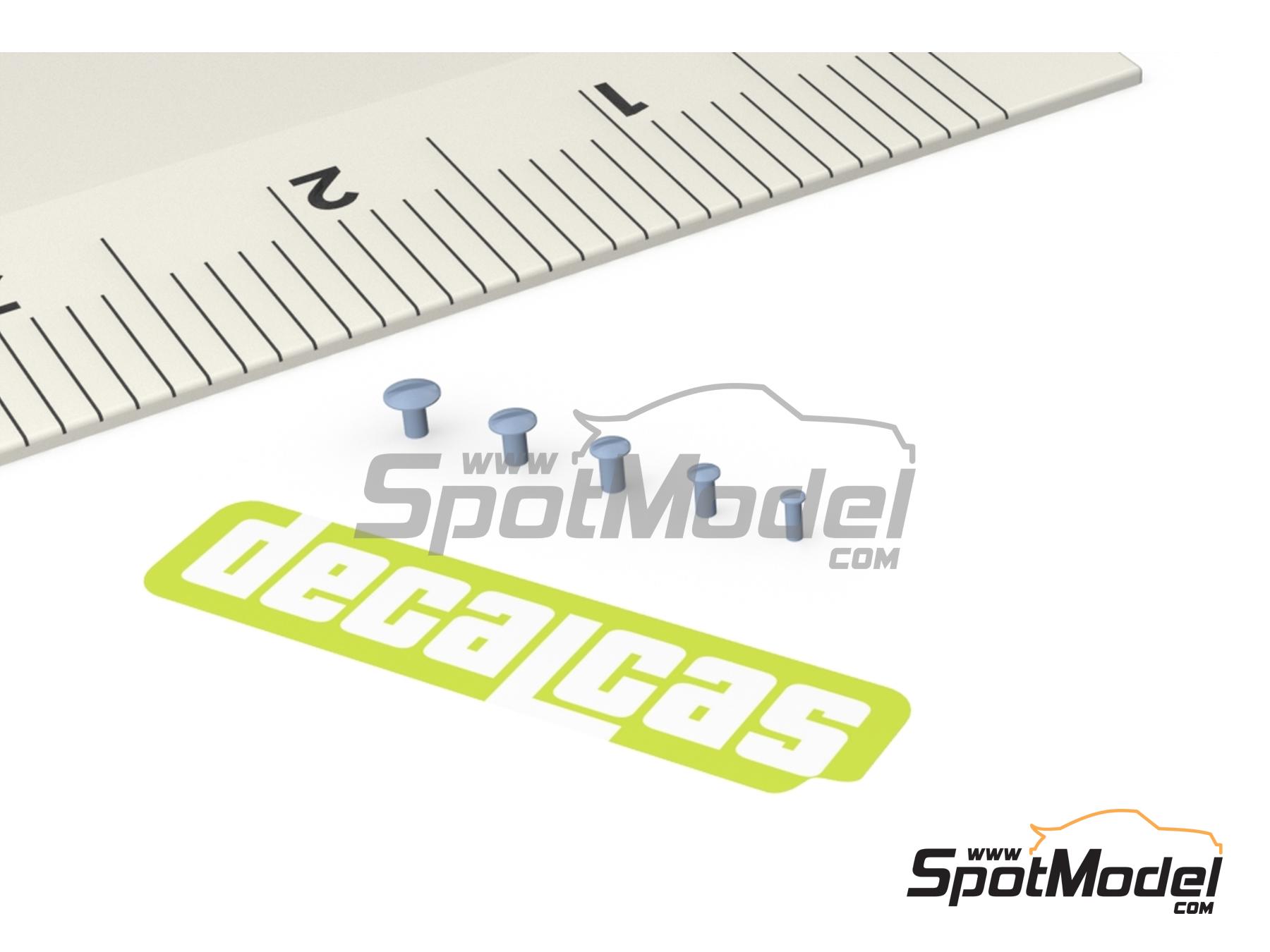 Image 4: Slotted large raised cheese head screws 0.6 - 1.5 mm | Fasteners manufactured by Decalcas (ref. DCL-PAR132)
