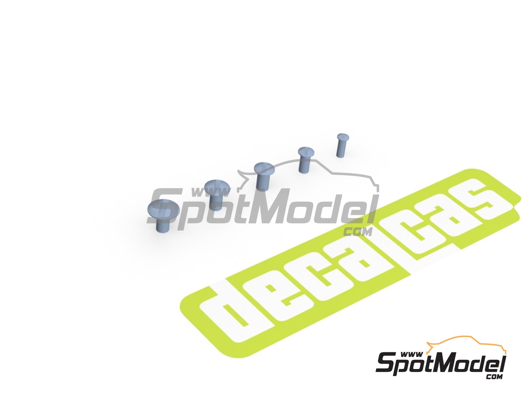 Image 6: Slotted large raised cheese head screws 0.6 - 1.5 mm | Fasteners manufactured by Decalcas (ref. DCL-PAR132)