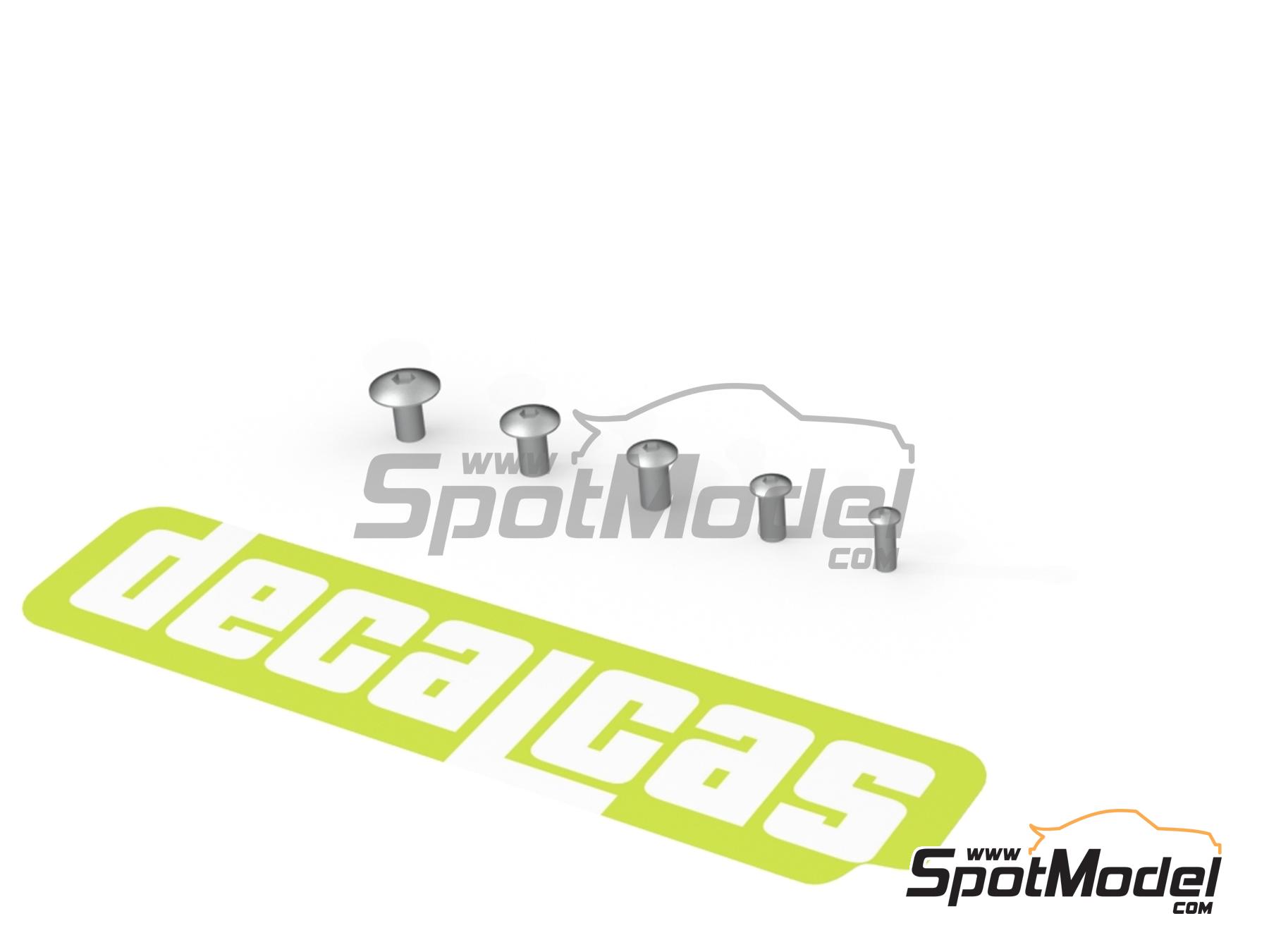 Image 1: Fairing Screw Hex Socket Head 0.6 - 1.5 mm | Fasteners manufactured by Decalcas (ref.&nbsp;DCL-PAR133)