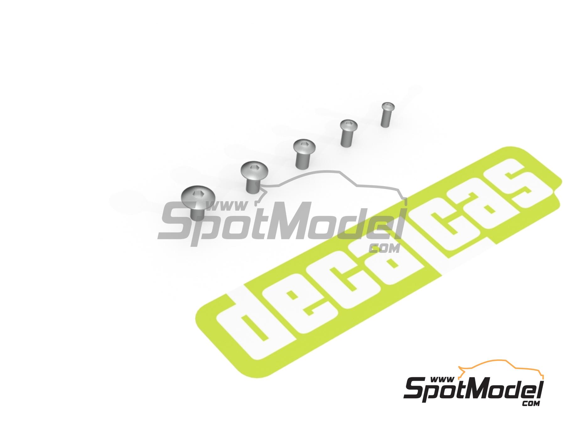 Image 3: Fairing Screw Hex Socket Head 0.6 - 1.5 mm | Fasteners manufactured by Decalcas (ref.&nbsp;DCL-PAR133)