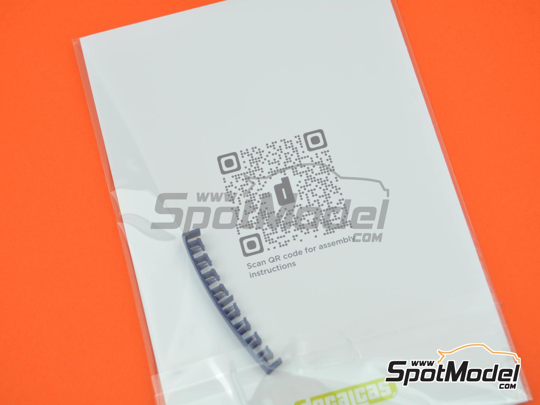 Image 10: Válvula de inflado acodada a 90 grados - 90 Degree Valve Stems - Tipo 1 | Válvula de inflado en escala 1/9 fabricado por Decalcas (ref. DCL-PAR139)