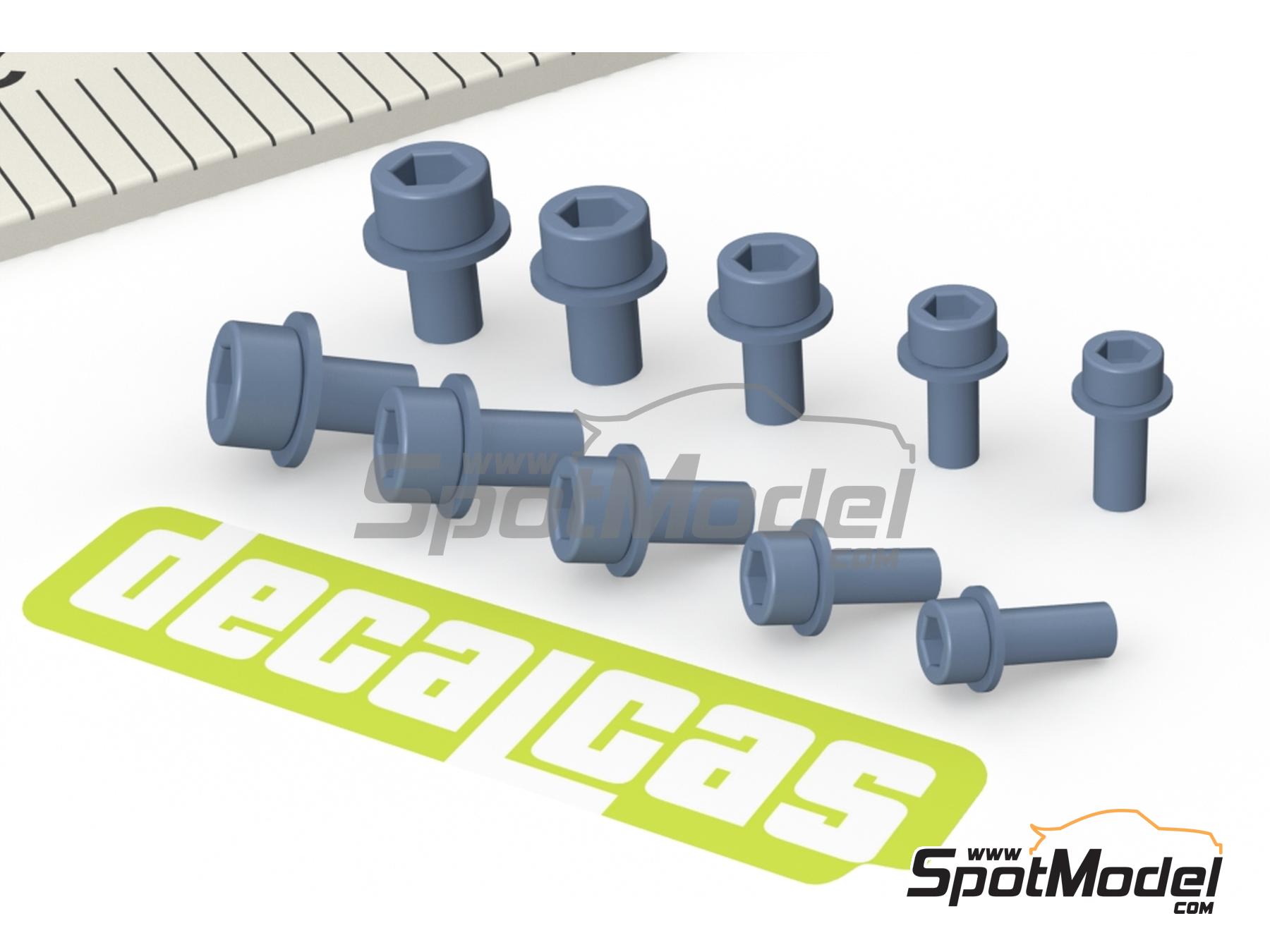 Image 4: Tuerca cilindrica con cabeza tipo allen y arandela - Hexagon socket head cap screws with washer - tipo 1 - 1.5 - 2.5 mm | Tornillos fabricado por Decalcas (ref.&nbsp;DCL-PAR142)
