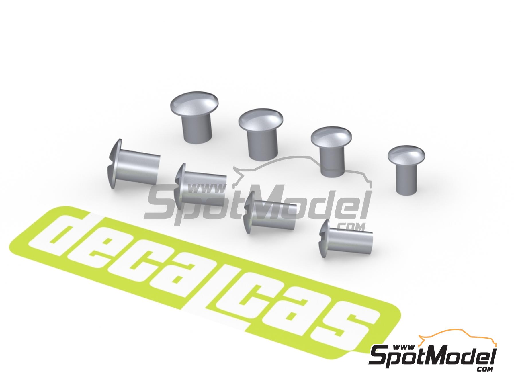 Image 1: Slotted large raised cheese head screws 1.75 - 2.5 mm | Fasteners manufactured by Decalcas (ref.&nbsp;DCL-PAR147)