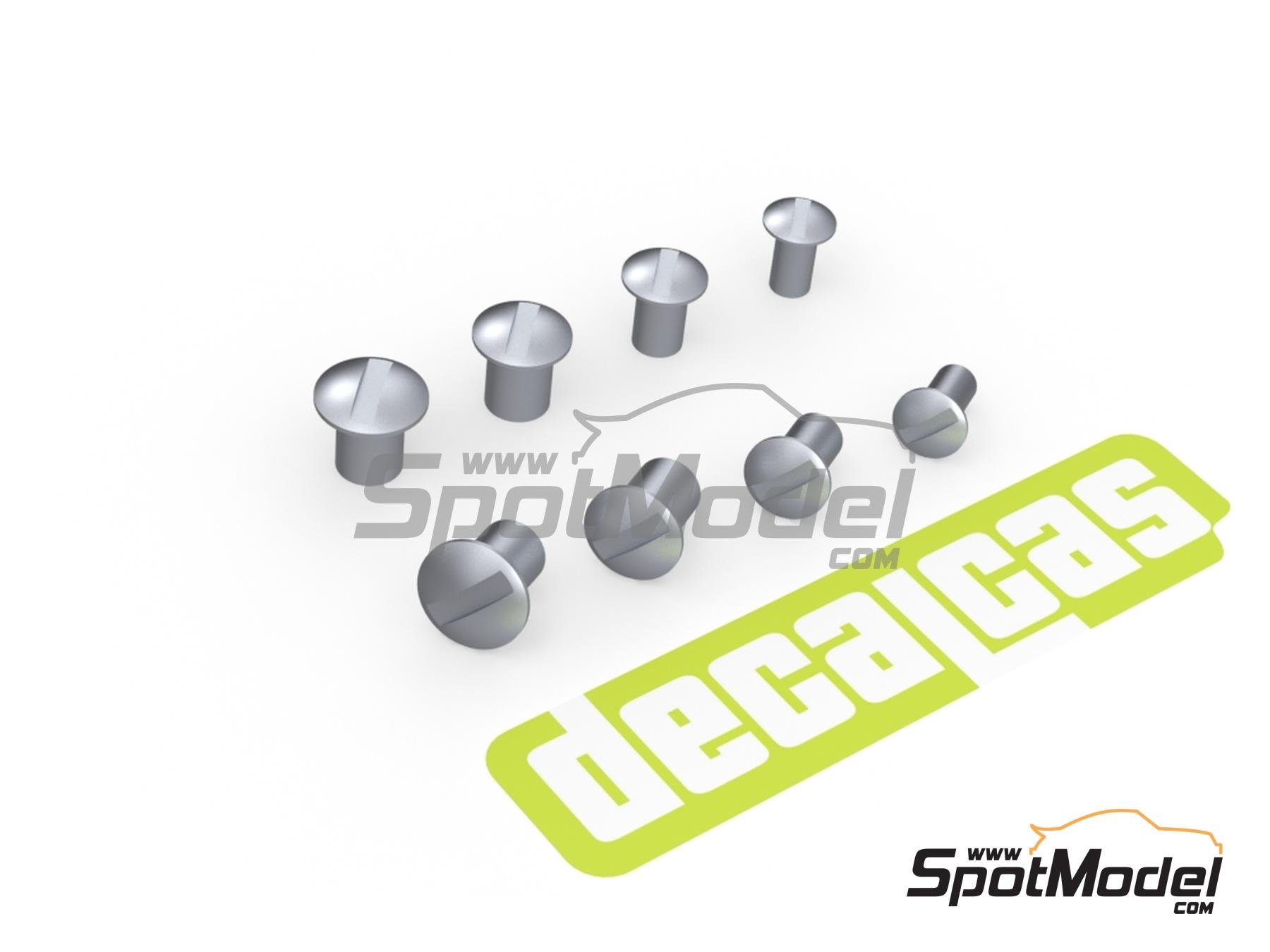 Image 3: Slotted large raised cheese head screws 1.75 - 2.5 mm | Fasteners manufactured by Decalcas (ref.&nbsp;DCL-PAR147)