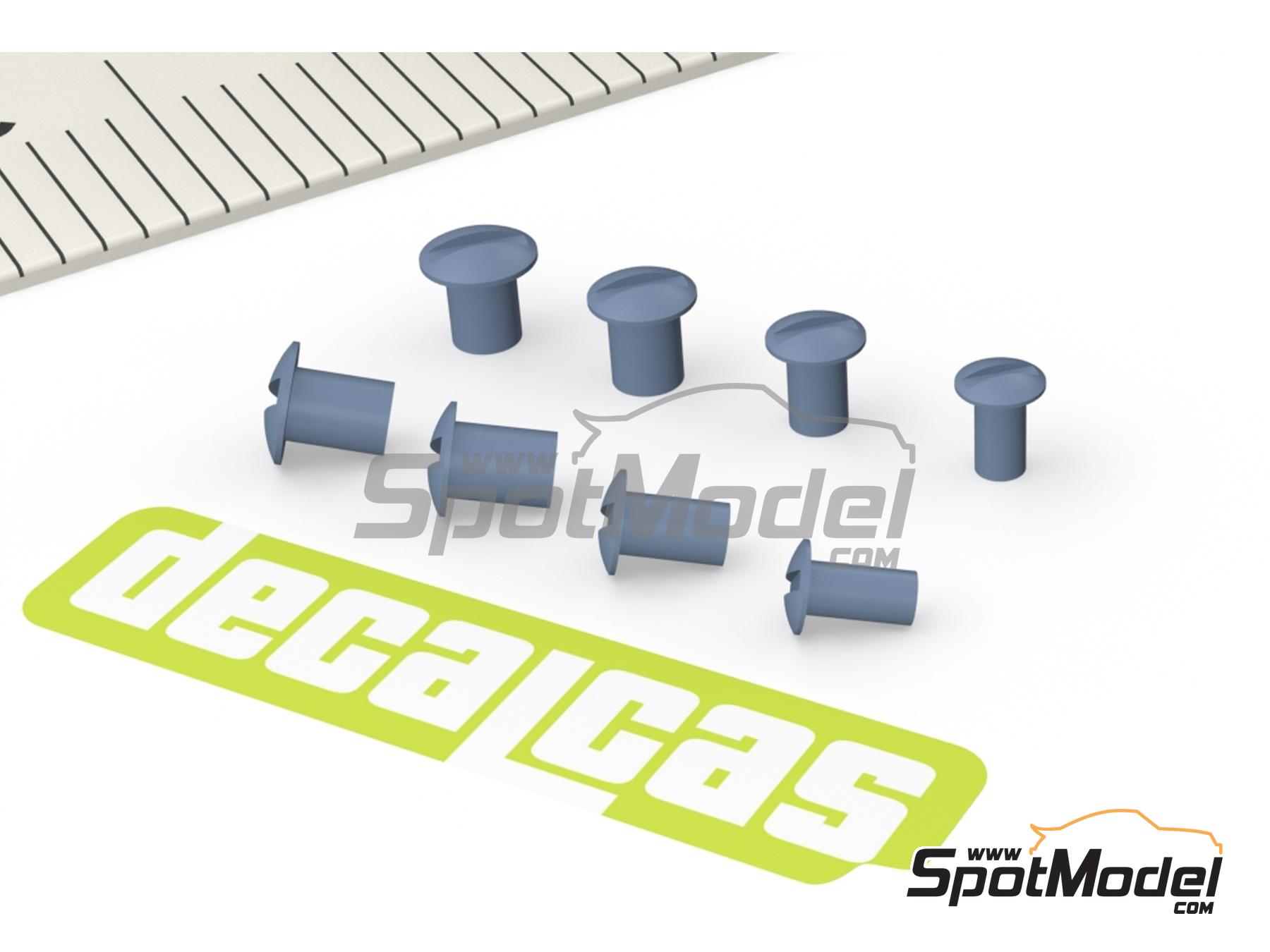 Image 4: Slotted large raised cheese head screws 1.75 - 2.5 mm | Fasteners manufactured by Decalcas (ref.&nbsp;DCL-PAR147)