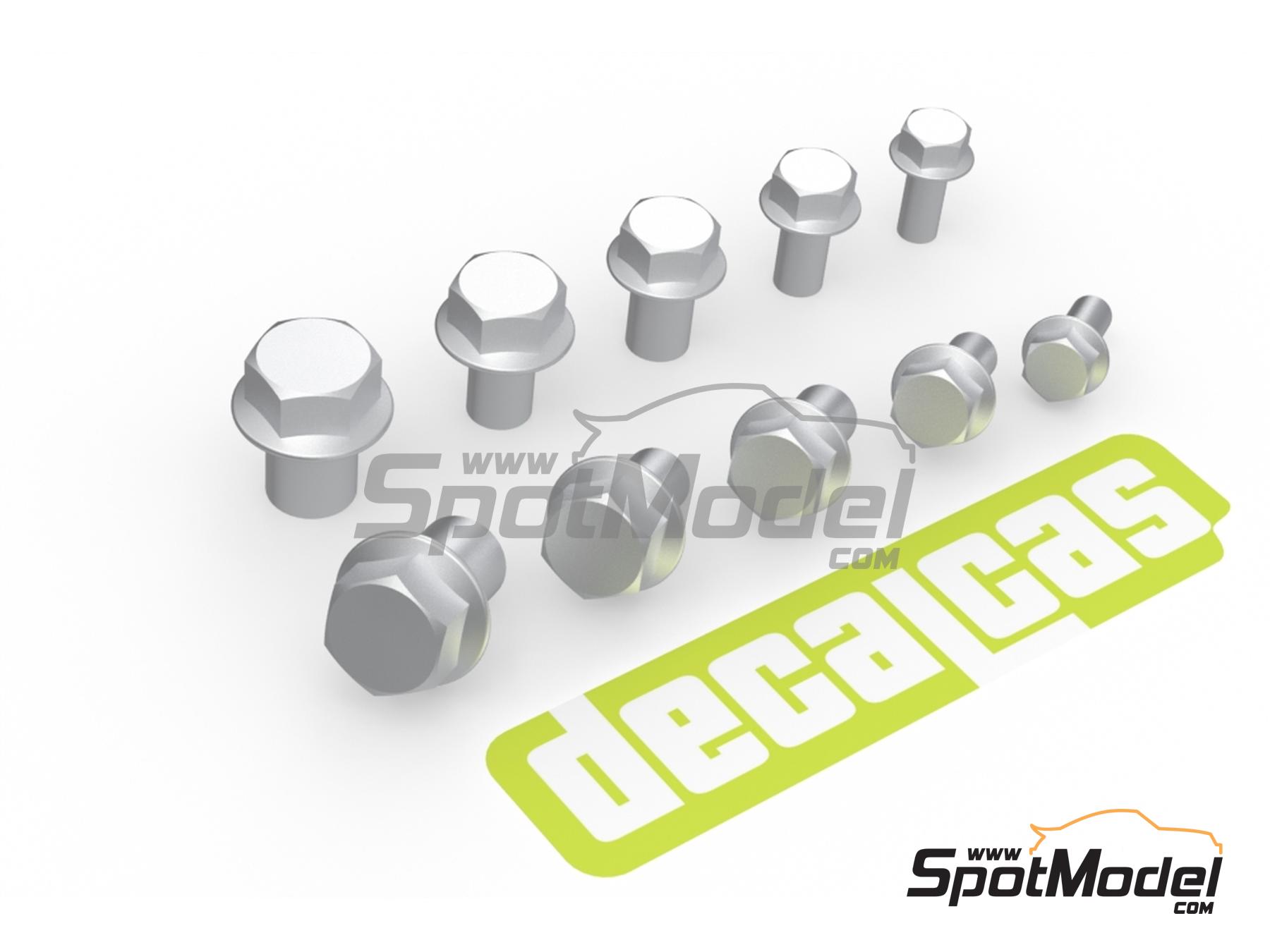 Image 3: Hexagon flange bolts 1.5 - 2.5 mm | Fasteners manufactured by Decalcas (ref.&nbsp;DCL-PAR148)