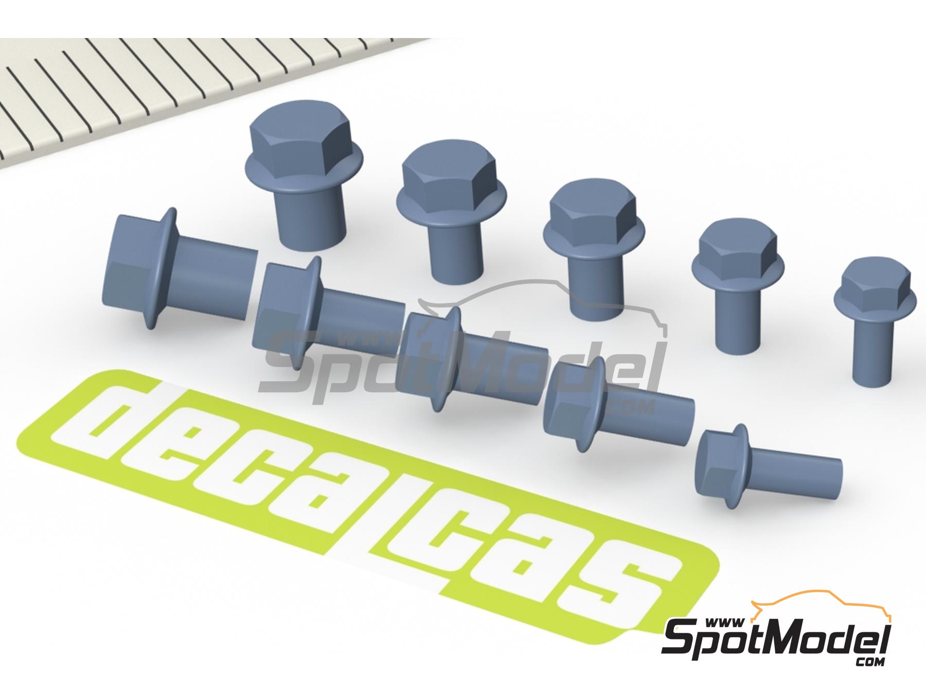 Image 4: Hexagon flange bolts 1.5 - 2.5 mm | Fasteners manufactured by Decalcas (ref.&nbsp;DCL-PAR148)