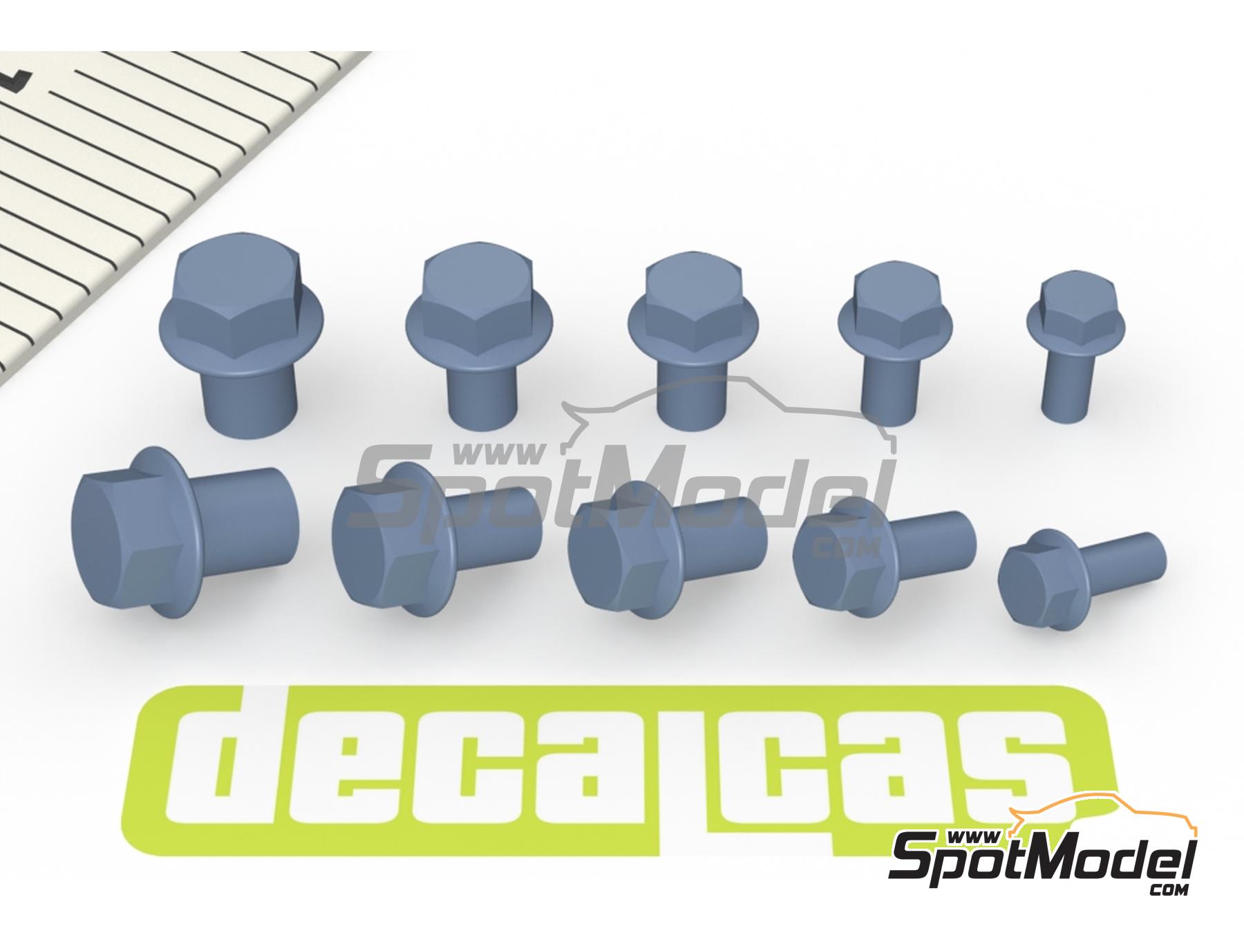 Image 5: Hexagon flange bolts 1.5 - 2.5 mm | Fasteners manufactured by Decalcas (ref.&nbsp;DCL-PAR148)