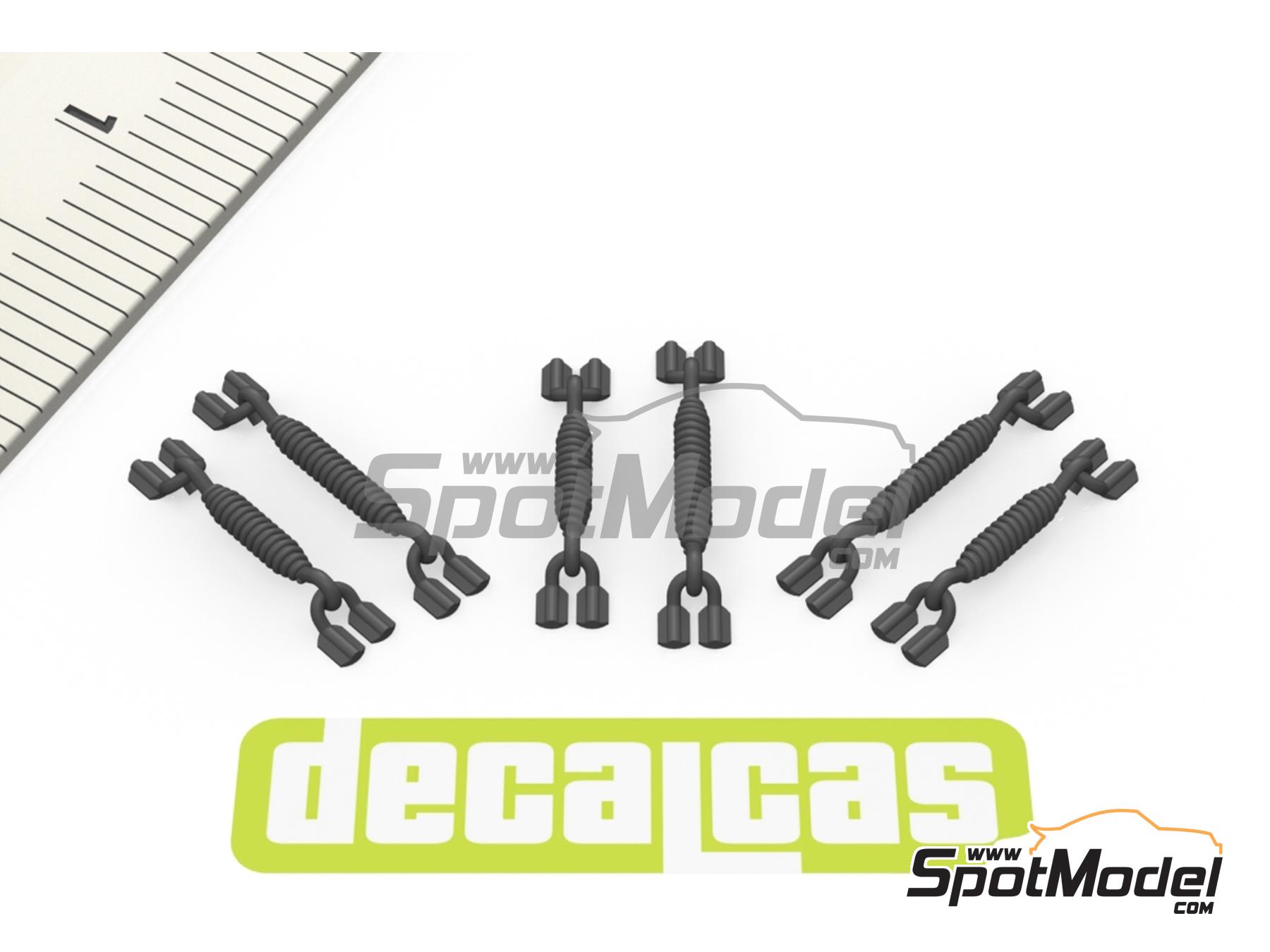 Image 5: Long and short springs for exhausts | Detail in 1/9 scale manufactured by Decalcas (ref. DCL-PAR152)
