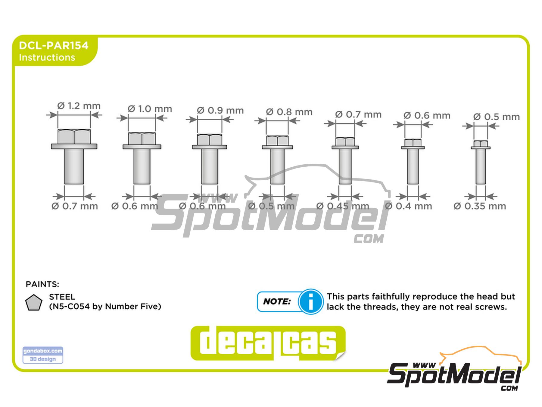 Image 6: Cabeza de tornillo hexagonal aligerado con brida estampada - Light Weight Hexagonal flange bolt 0.5 - 1.2 mm | Tornillos fabricado por Decalcas (ref. DCL-PAR154)