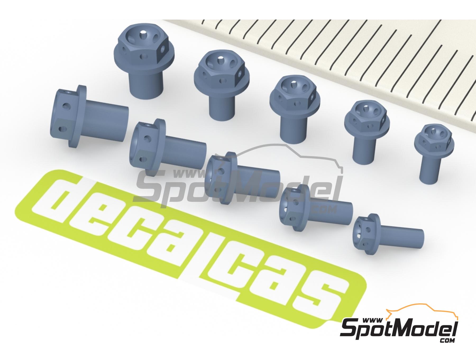 Image 4: Hexagonal flange bolt drilled 1.5 - 2.5 mm | Fasteners manufactured by Decalcas (ref.&nbsp;DCL-PAR157)
