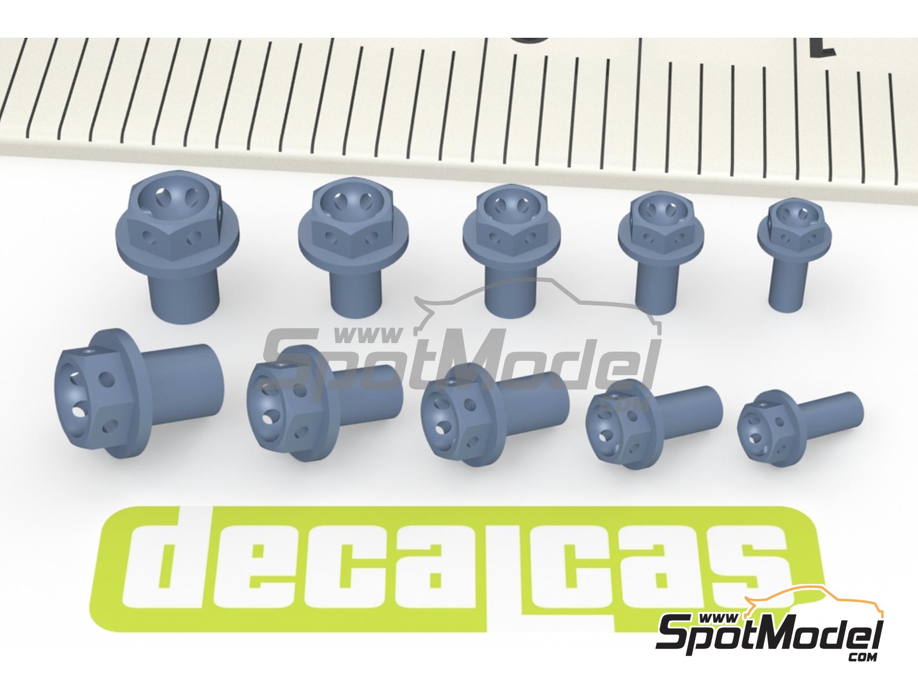 Image 5: Hexagonal flange bolt drilled 1.5 - 2.5 mm | Fasteners manufactured by Decalcas (ref.&nbsp;DCL-PAR157)