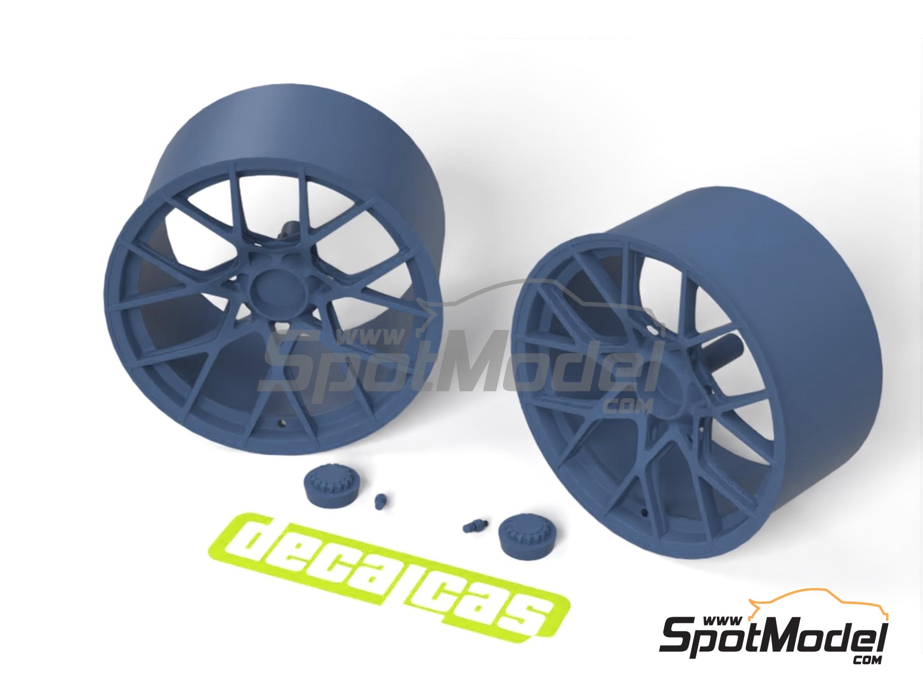 Image 4: Forged aluminium rims for Porsche 911 992 GT3 RS | Rims in 1/24 scale manufactured by Decalcas (ref. DCL-PAR163)
