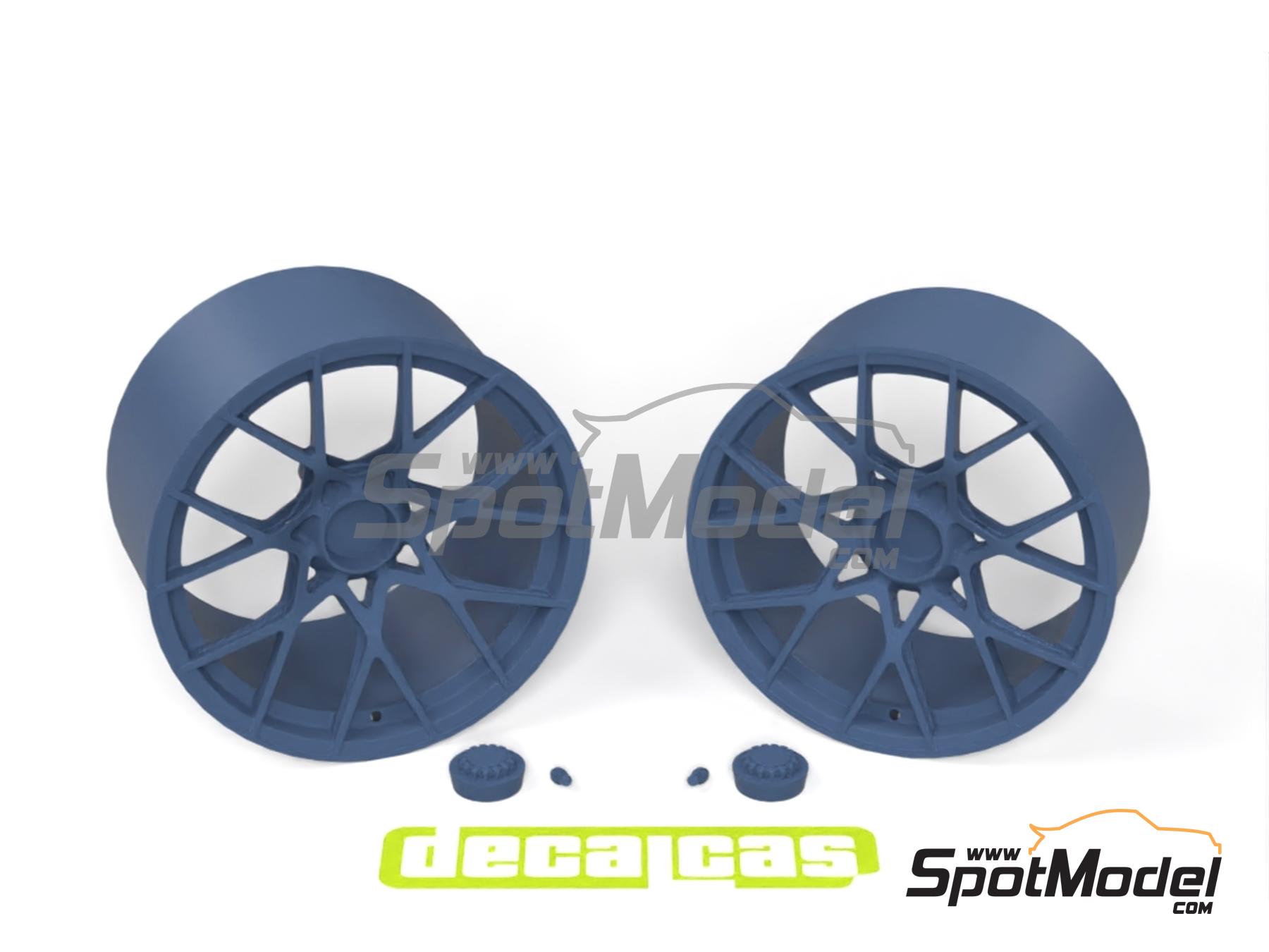 Image 5: Forged aluminium rims for Porsche 911 992 GT3 RS | Rims in 1/24 scale manufactured by Decalcas (ref. DCL-PAR163)