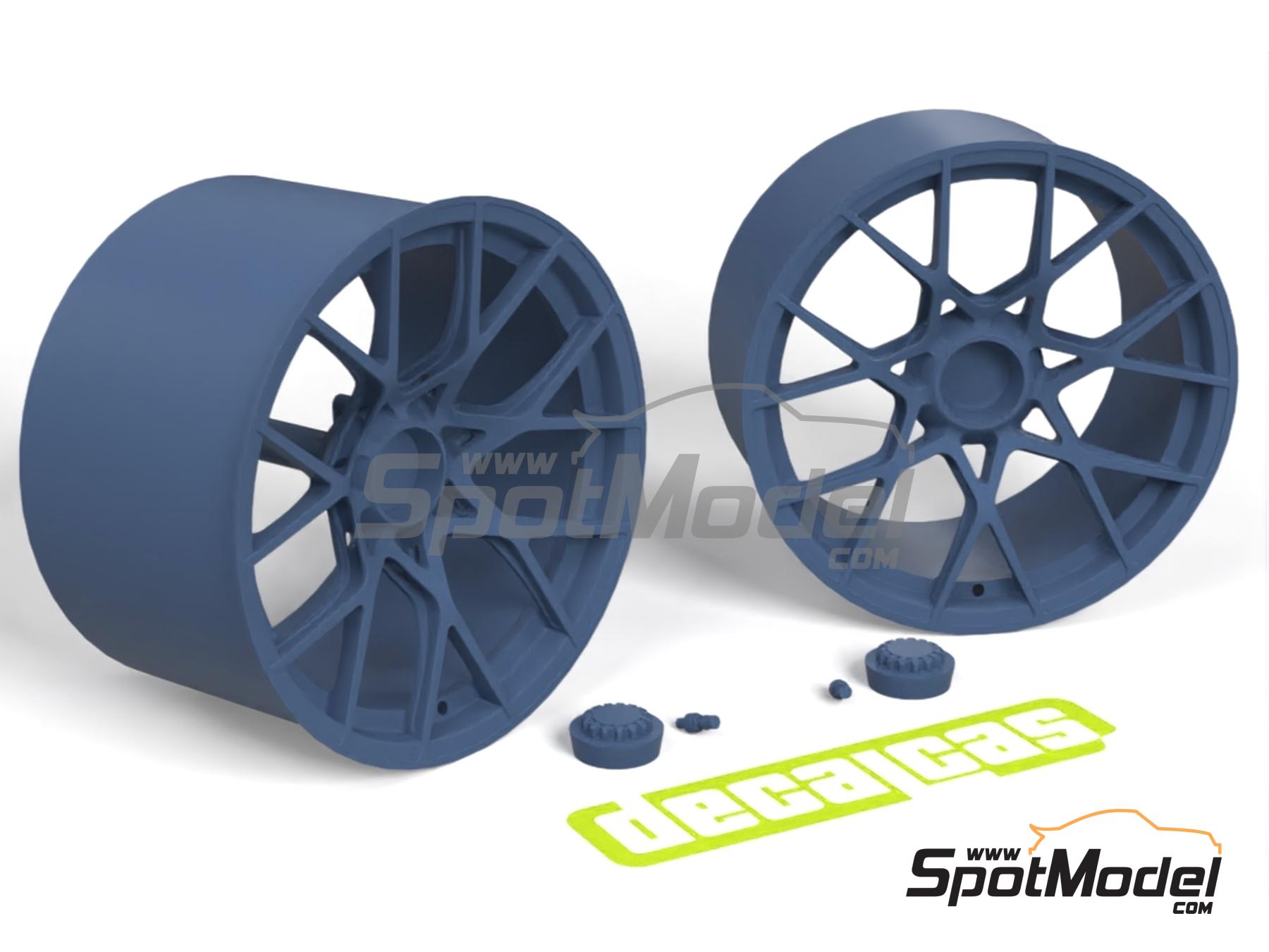 Image 6: Forged aluminium rims for Porsche 911 992 GT3 RS | Rims in 1/24 scale manufactured by Decalcas (ref. DCL-PAR163)