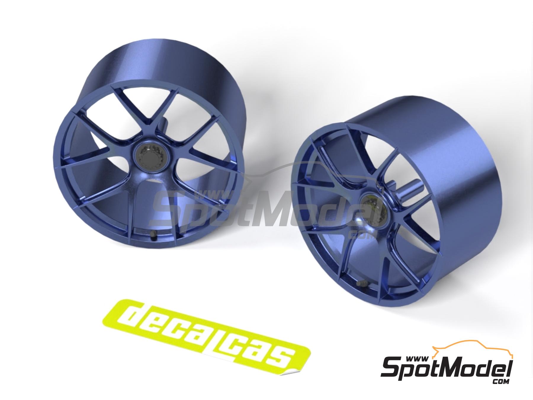 Image 1: Llantas forjadas de magnesio para Porsche 911 992 GT3 RS | Llantas en escala 1/24 fabricado por Decalcas (ref. DCL-PAR164)