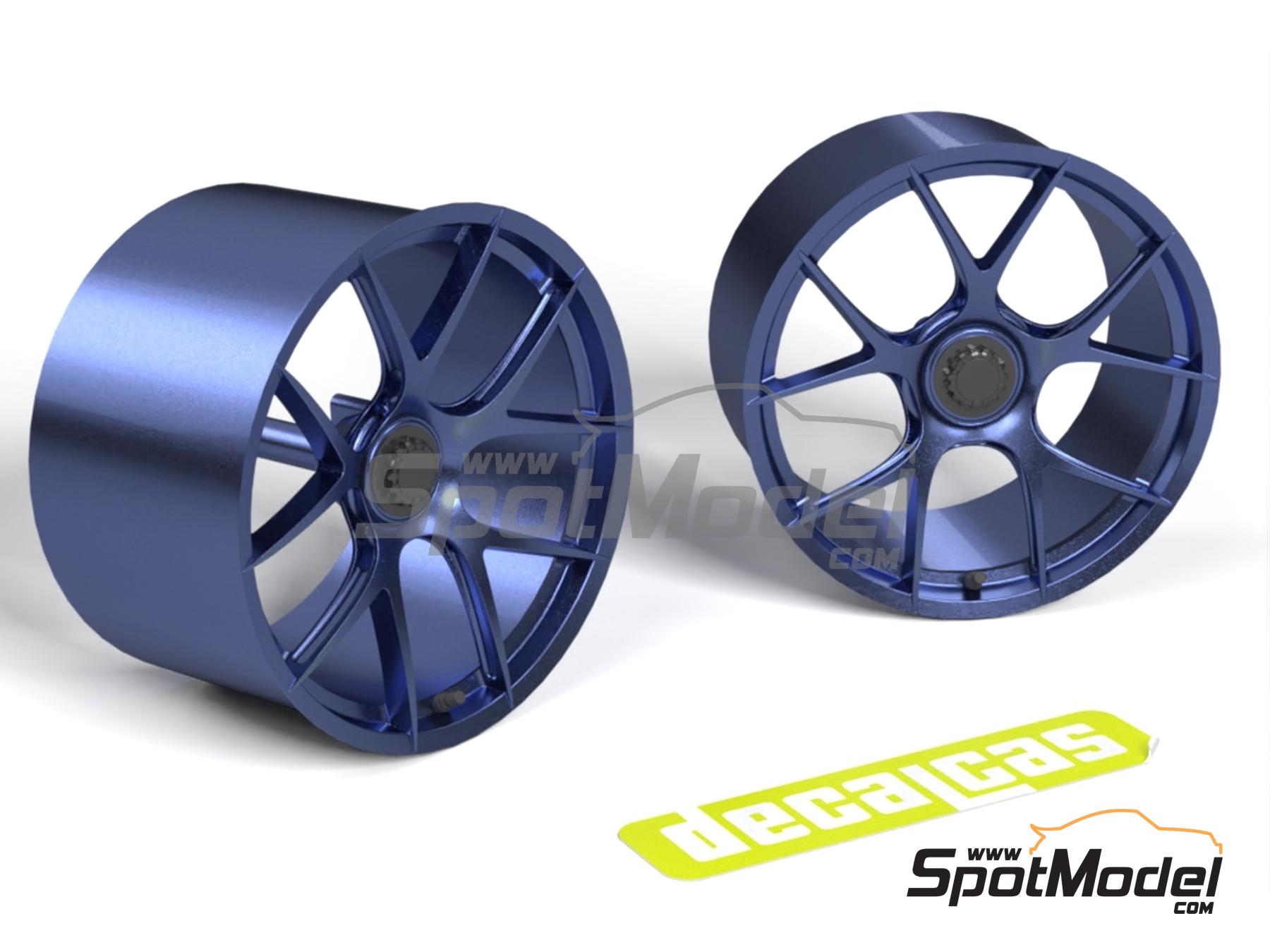 Image 3: Llantas forjadas de magnesio para Porsche 911 992 GT3 RS | Llantas en escala 1/24 fabricado por Decalcas (ref. DCL-PAR164)