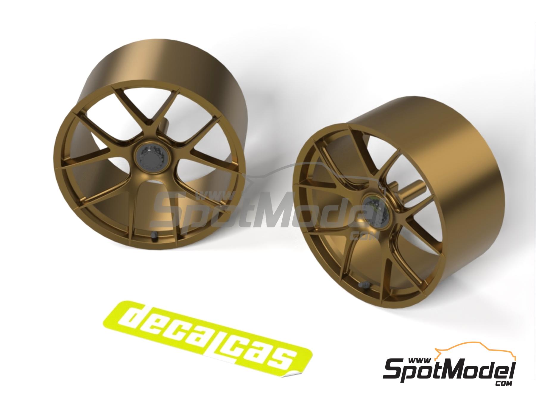 Image 4: Llantas forjadas de magnesio para Porsche 911 992 GT3 RS | Llantas en escala 1/24 fabricado por Decalcas (ref. DCL-PAR164)
