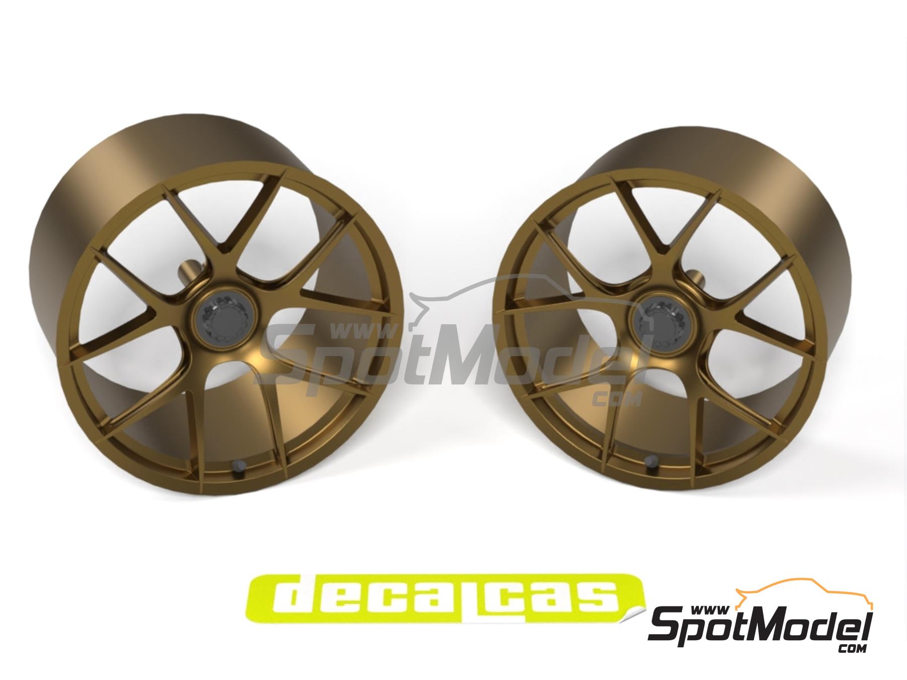 Image 5: Llantas forjadas de magnesio para Porsche 911 992 GT3 RS | Llantas en escala 1/24 fabricado por Decalcas (ref. DCL-PAR164)