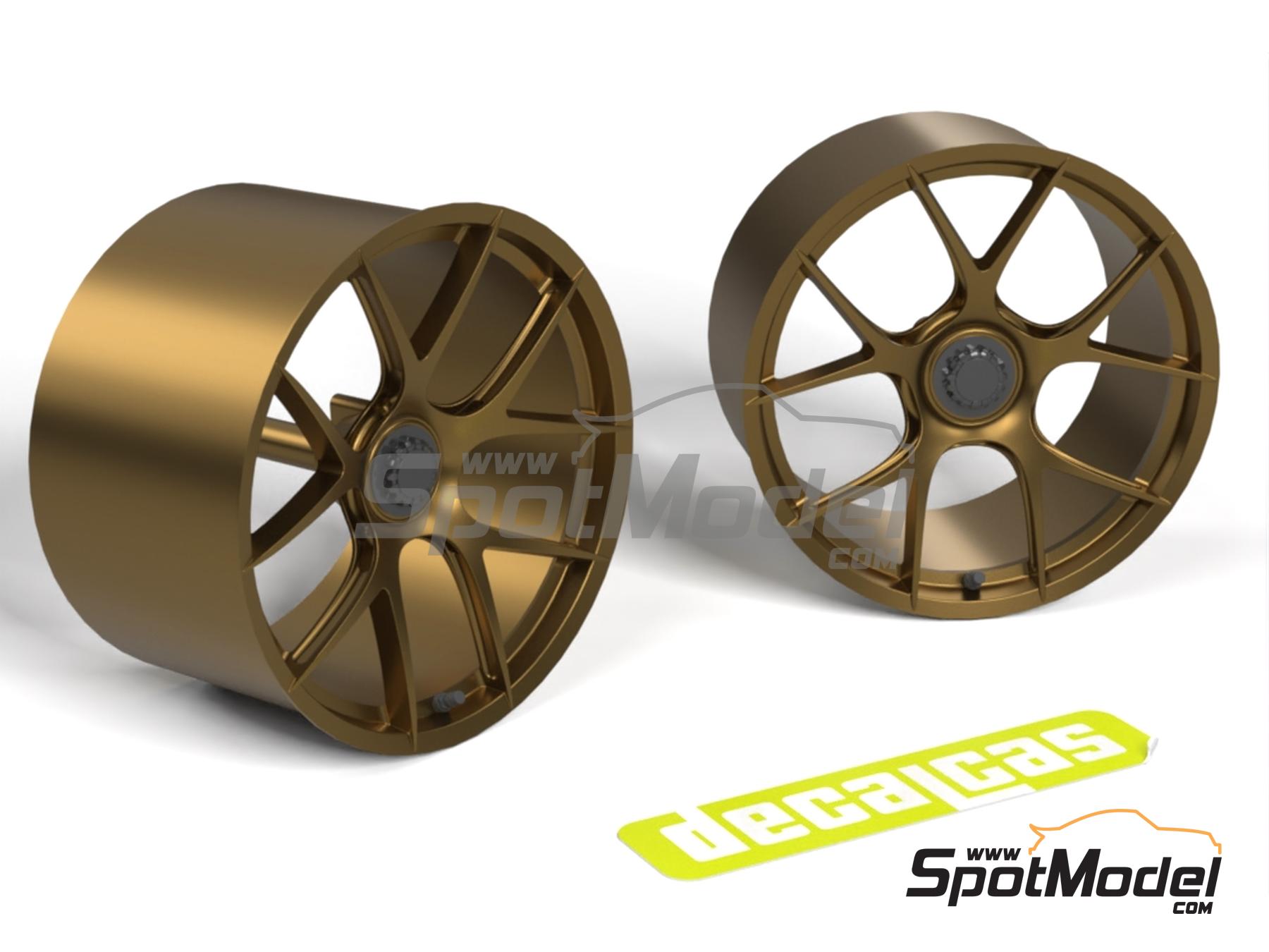Image 6: Llantas forjadas de magnesio para Porsche 911 992 GT3 RS | Llantas en escala 1/24 fabricado por Decalcas (ref. DCL-PAR164)