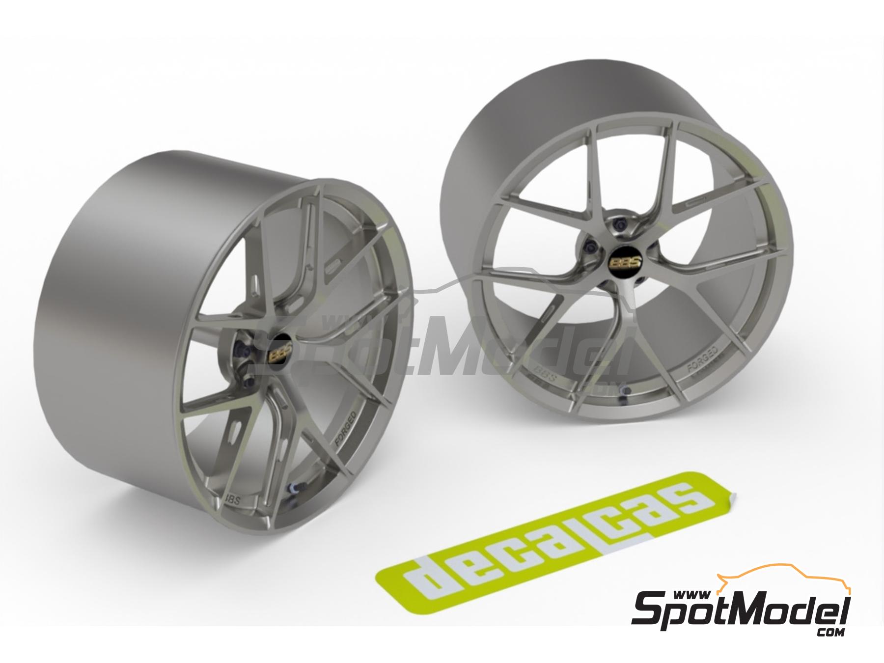Image 1: BBS FI-R Style Forged | Rims in 1/24 scale manufactured by Decalcas (ref.&nbsp;DCL-PAR165)