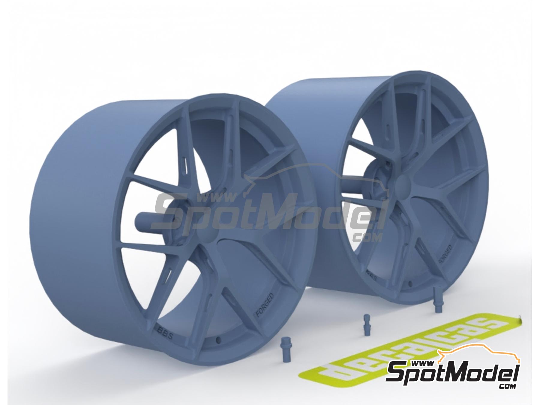 Image 9: BBS FI-R Style Forged | Rims in 1/24 scale manufactured by Decalcas (ref.&nbsp;DCL-PAR165)