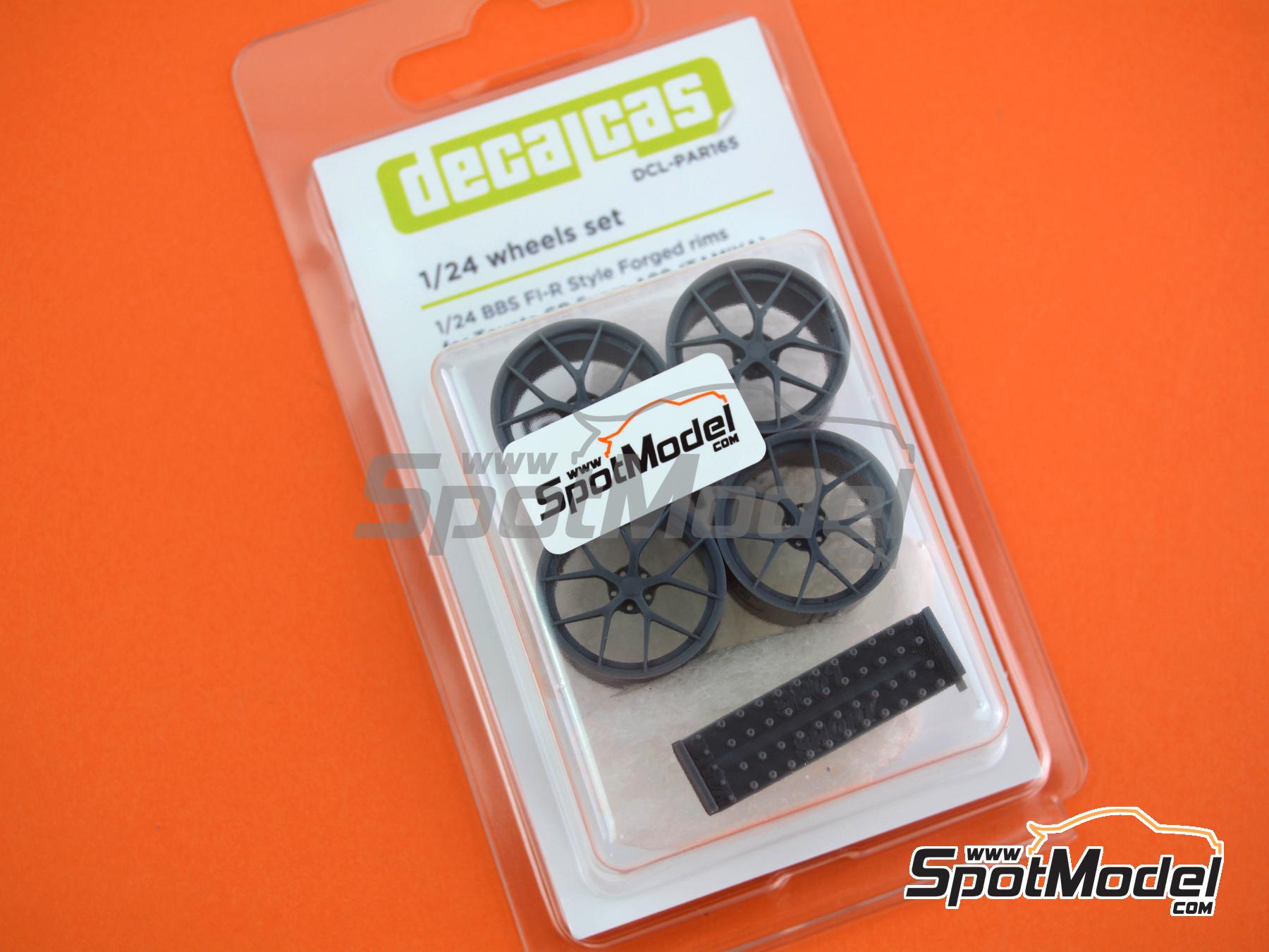 Image 15: BBS FI-R Style Forged | Rims in 1/24 scale manufactured by Decalcas (ref.&nbsp;DCL-PAR165)