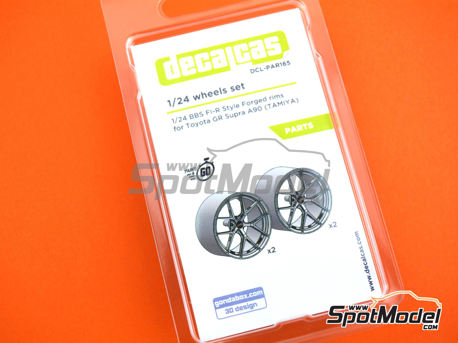 Image 16: BBS FI-R Style Forged | Rims in 1/24 scale manufactured by Decalcas (ref.&nbsp;DCL-PAR165)