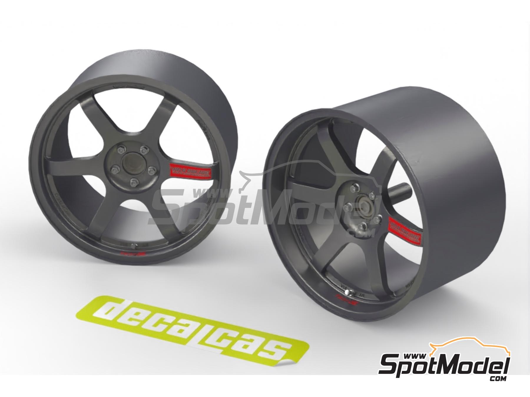 Image 6: Volk Racing Rays TE37-SL | Rims in 1/24 scale manufactured by Decalcas (ref.&nbsp;DCL-PAR166)