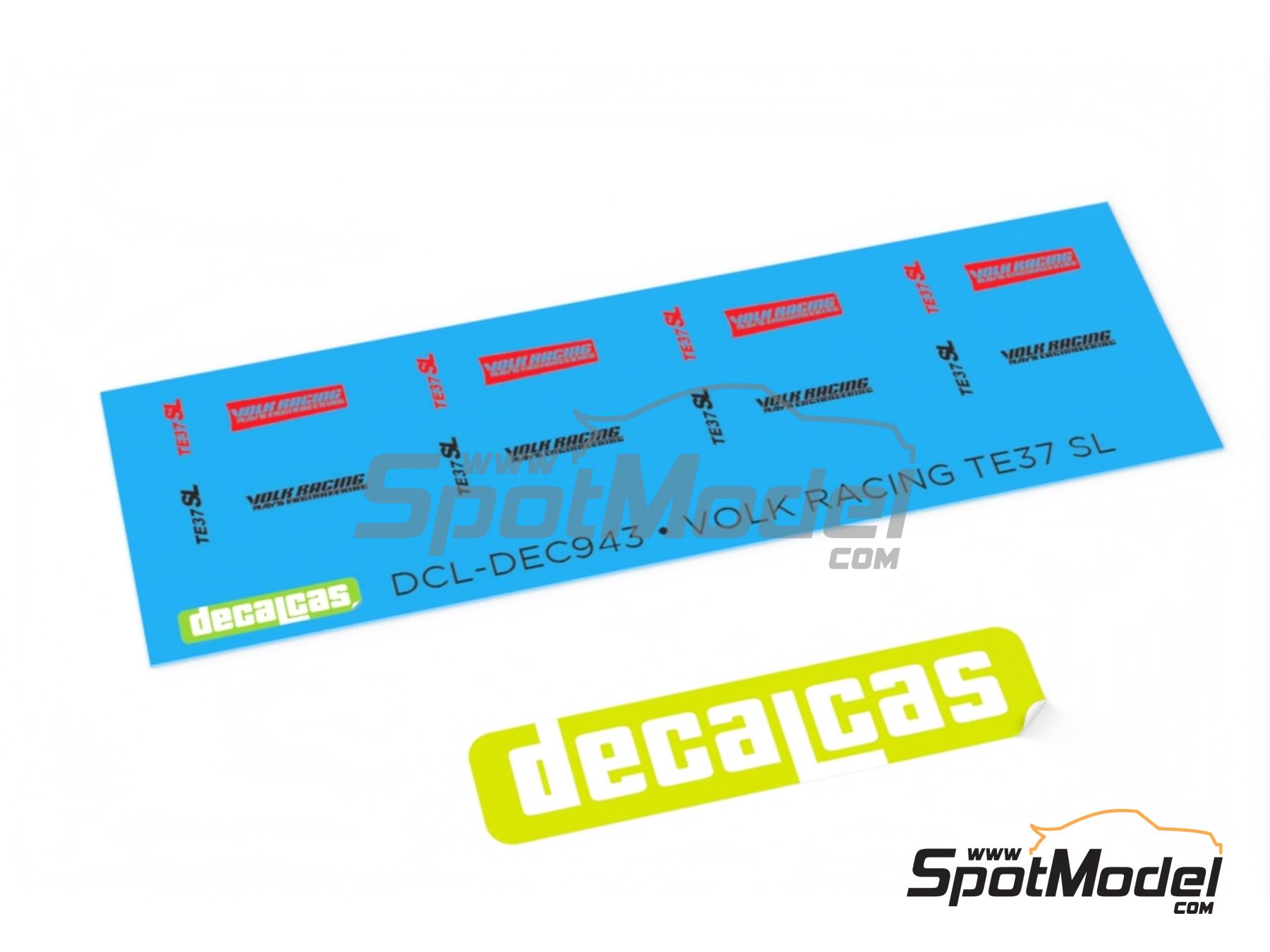 Image 11: Volk Racing Rays TE37-SL | Rims in 1/24 scale manufactured by Decalcas (ref.&nbsp;DCL-PAR166)